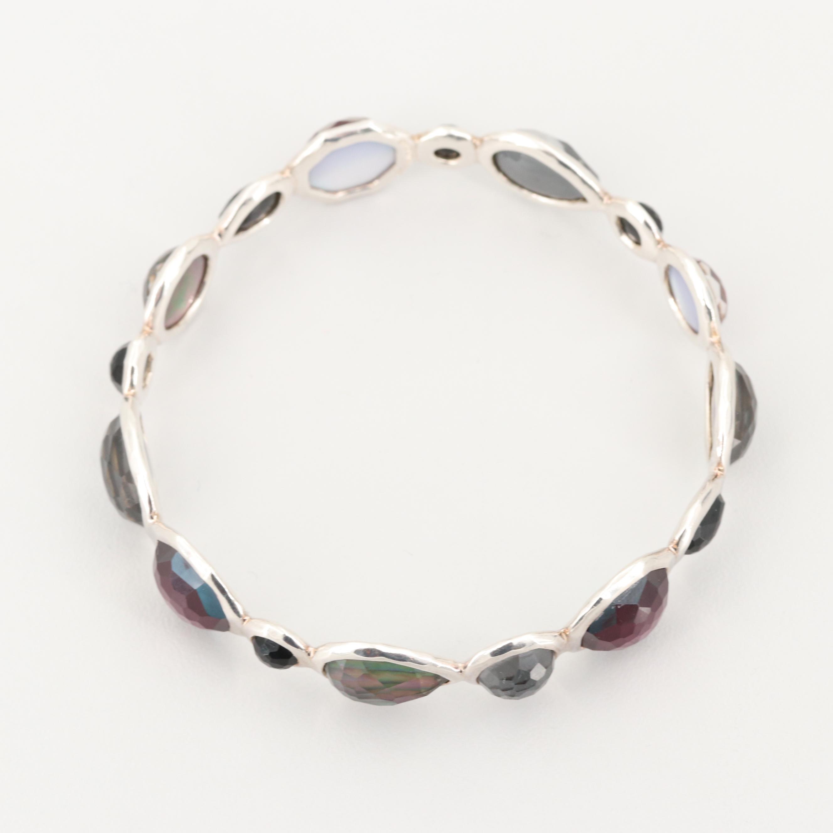 Ippolita "Rock Candy" Sterling Silver Multi-Gemstone Bangle