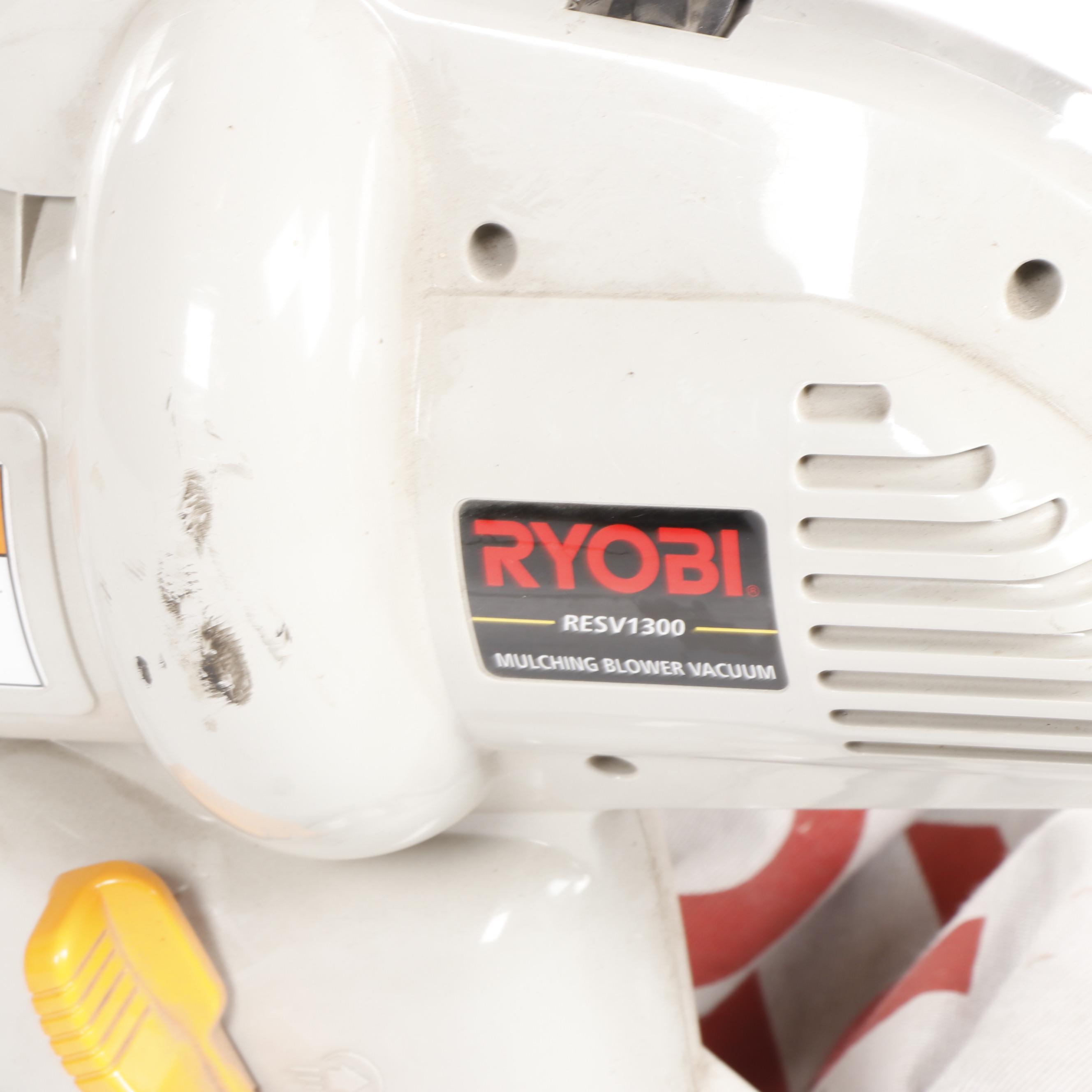 Ryobi RESV1300 Mulching Blower Vacuum