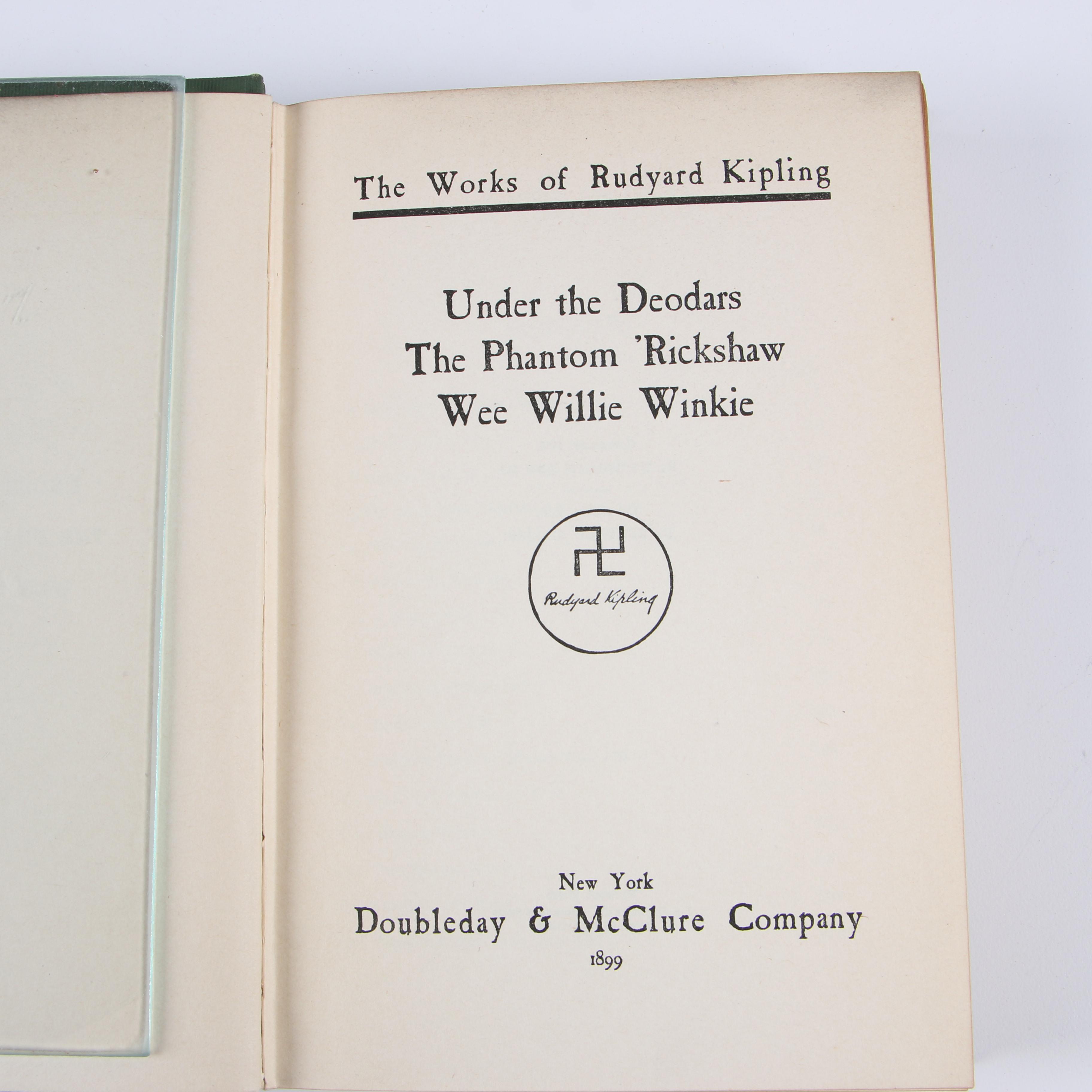 1899 "The Works of Rudyard Kipling" Authorized Edition 13 Volume Set
