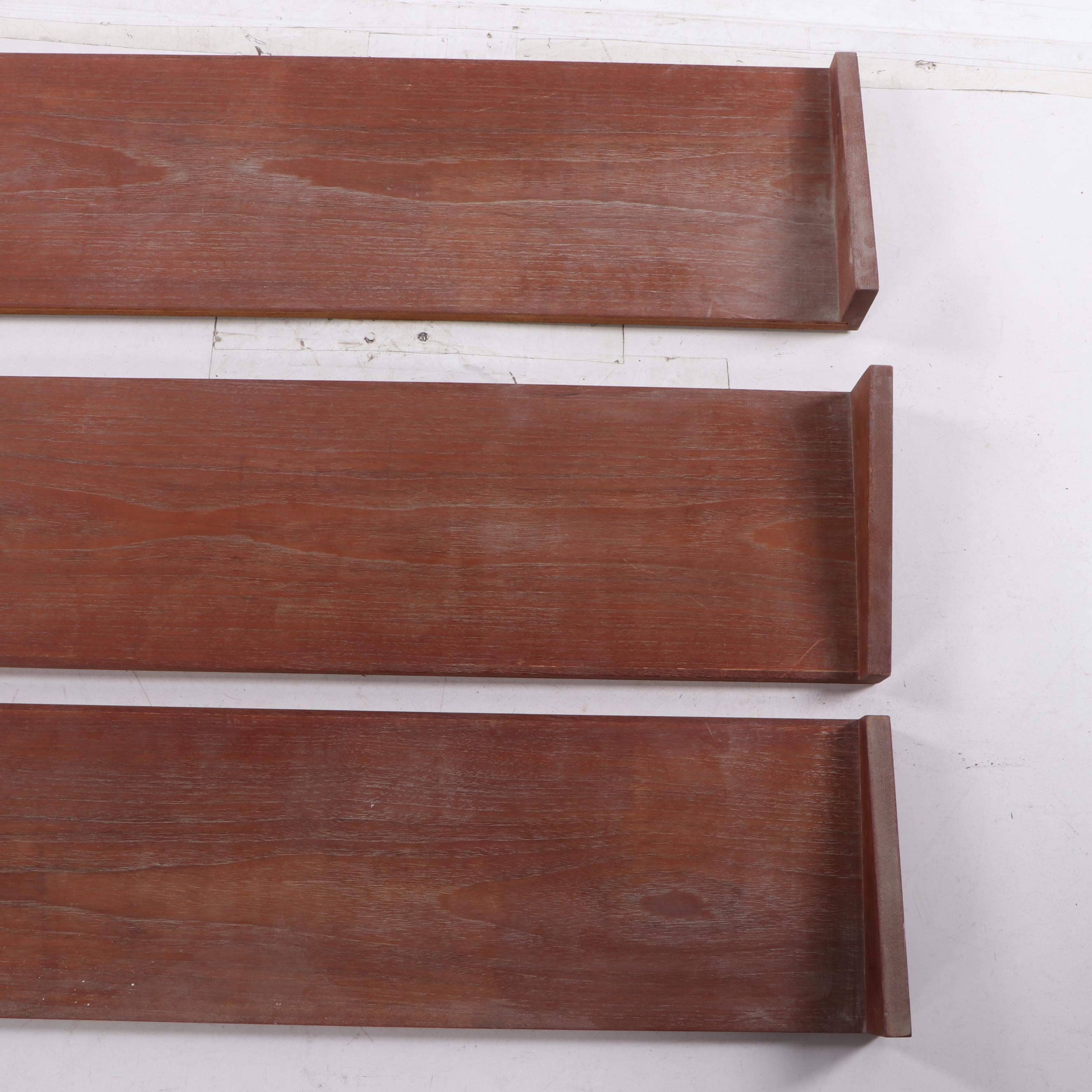 Cherry Wall Shelves