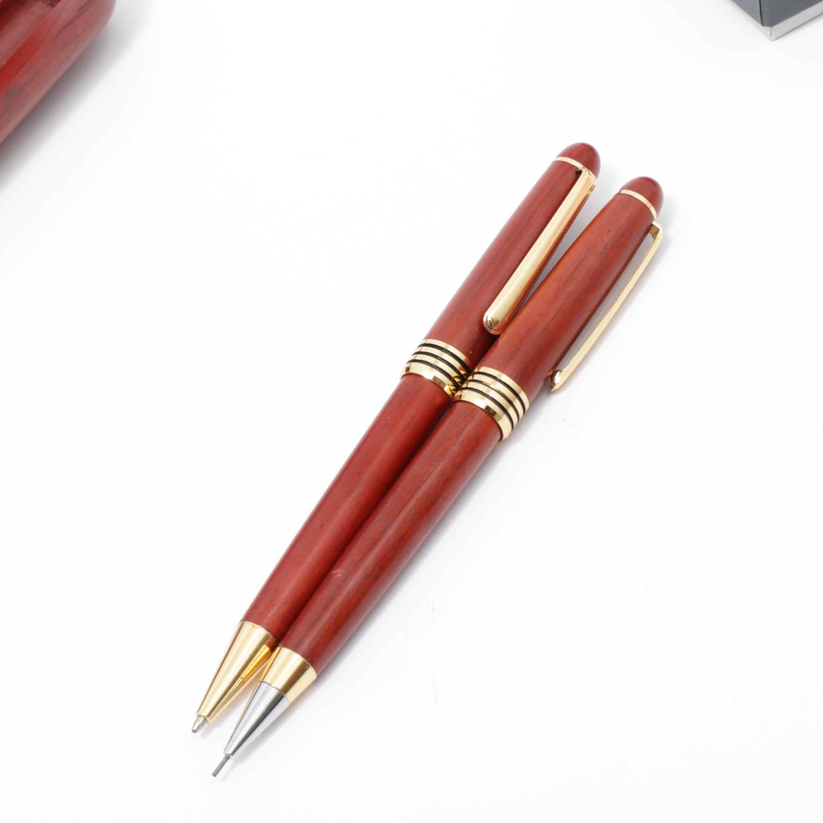 Cross Pen Rosewood Pen and Pencil Set