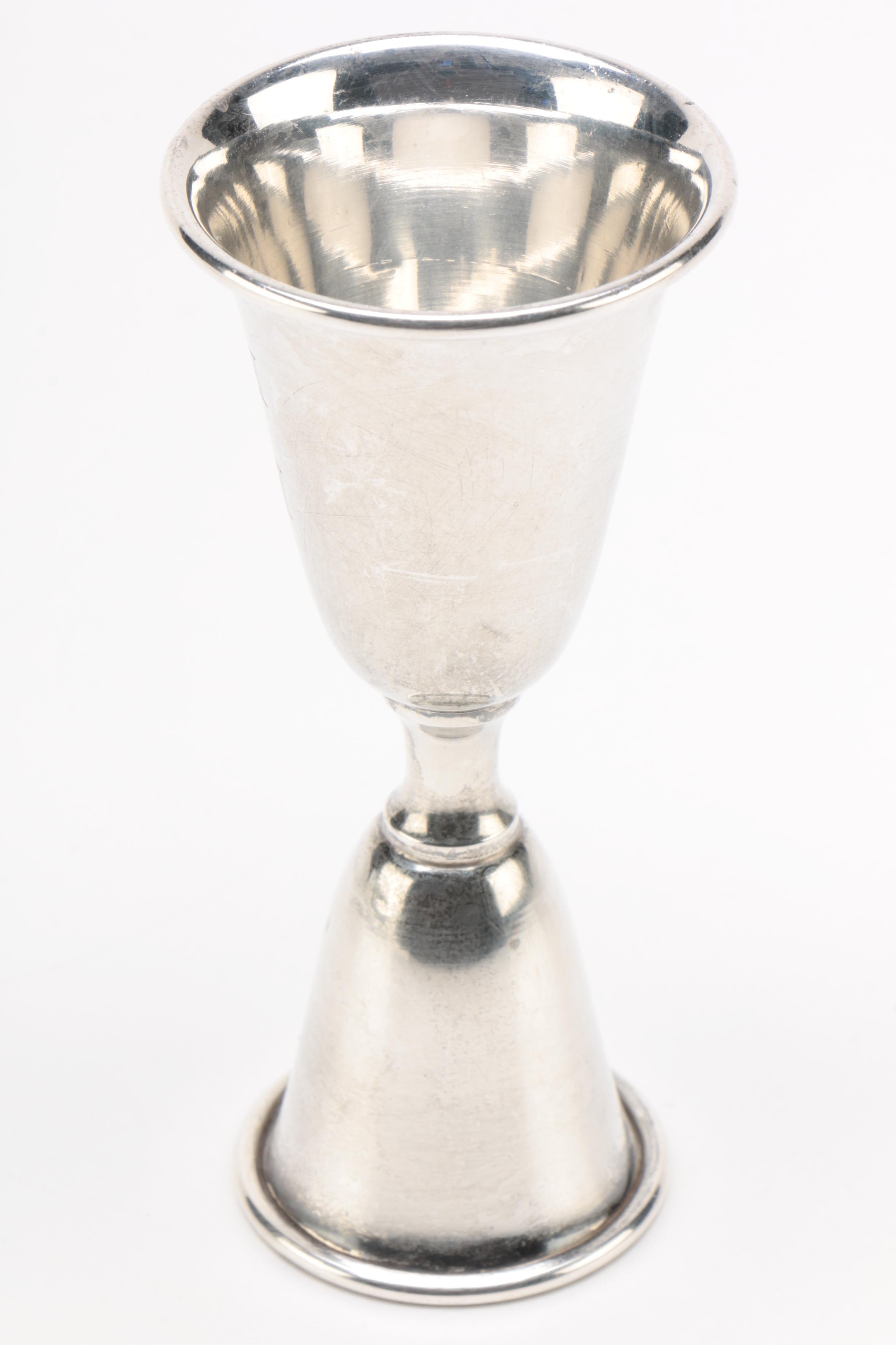 American Sterling Silver Double Jigger, 1947