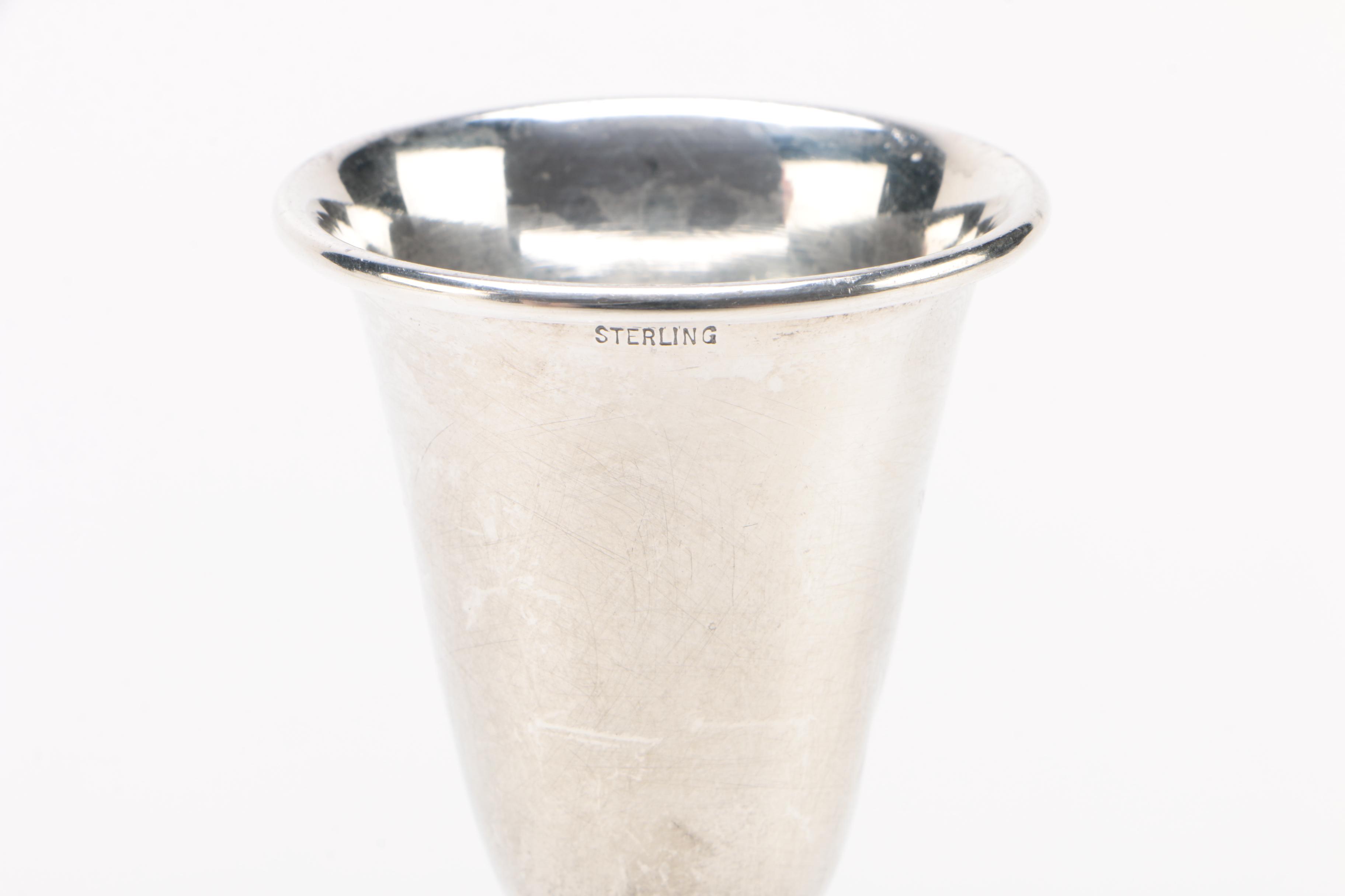 American Sterling Silver Double Jigger, 1947