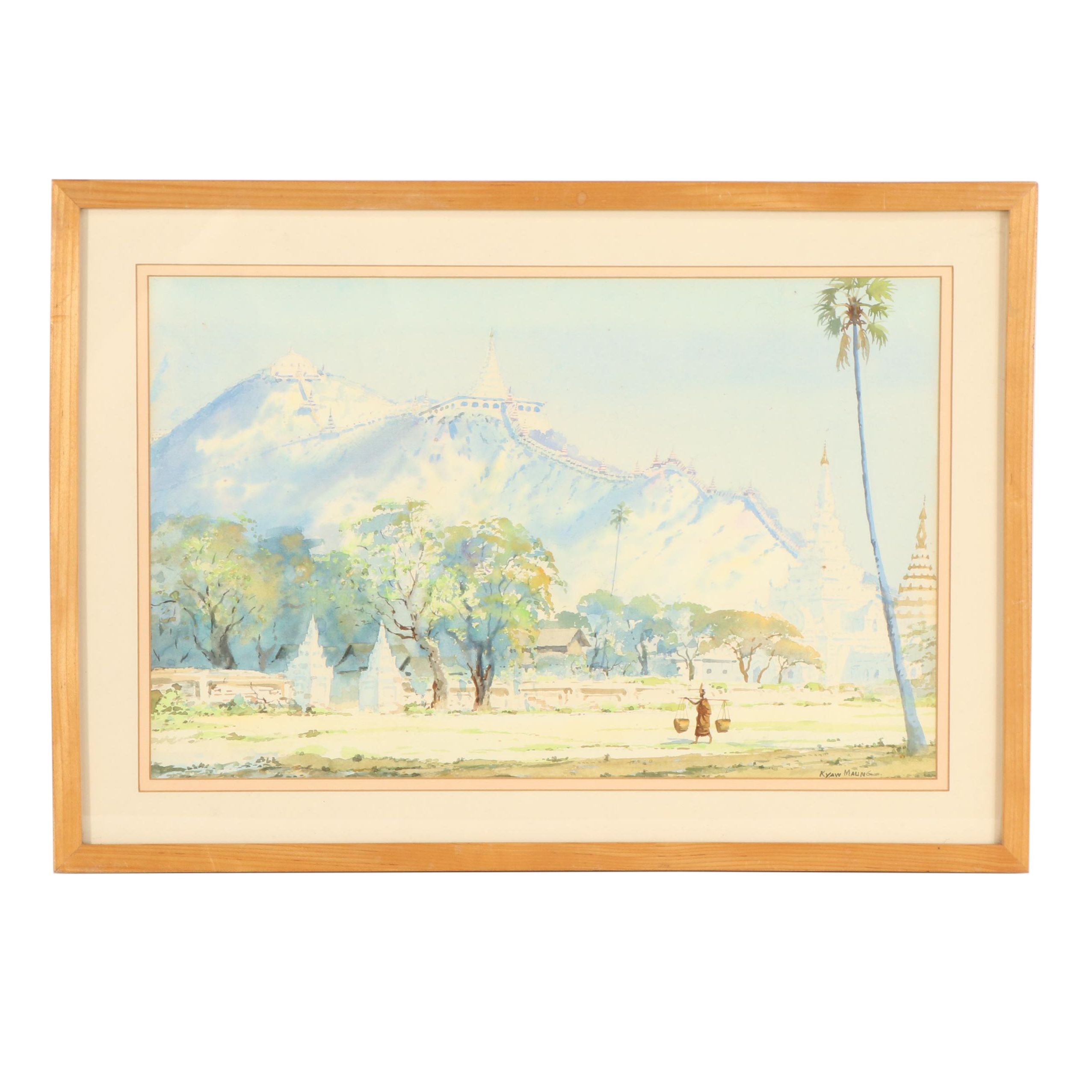 Kyaw Maung Watercolor Painting