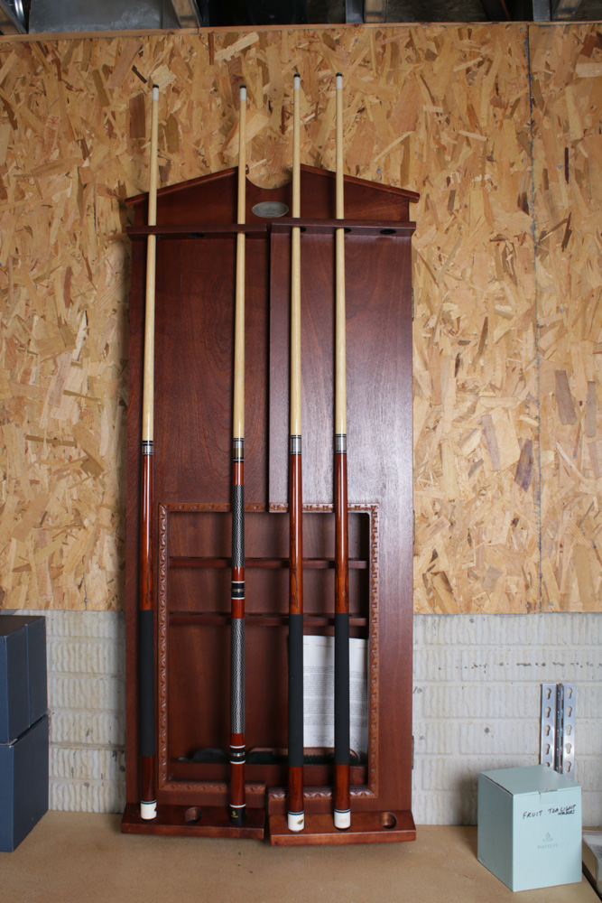 Sportcraft Mahogany Billiard Table with Accessories