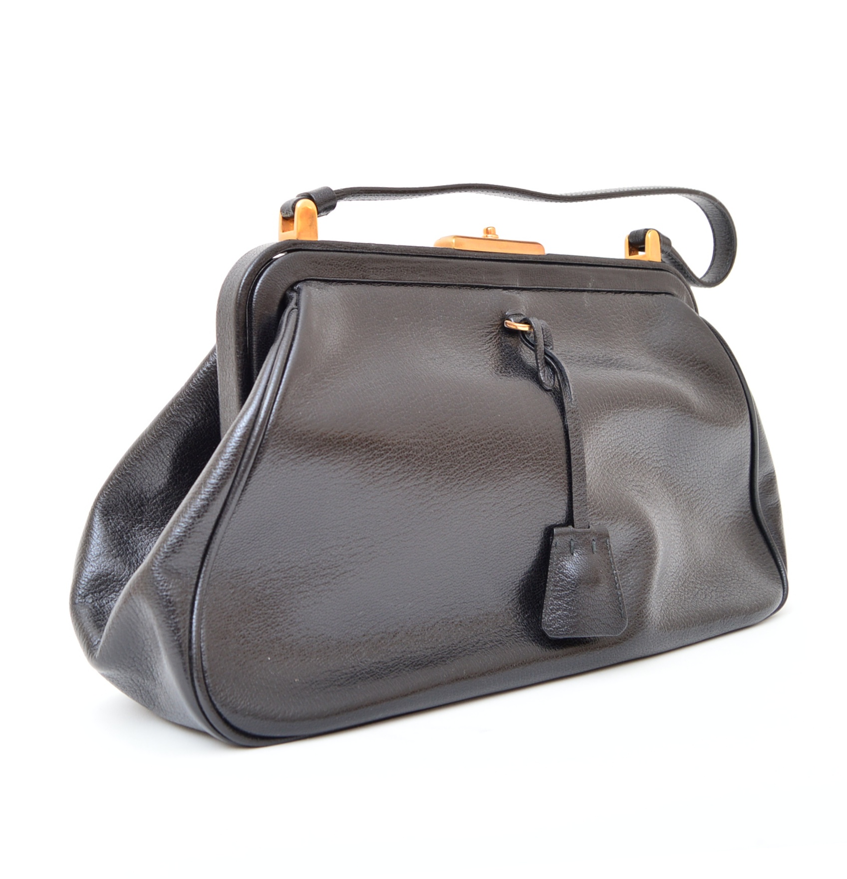 Prada Black Leather Handbag