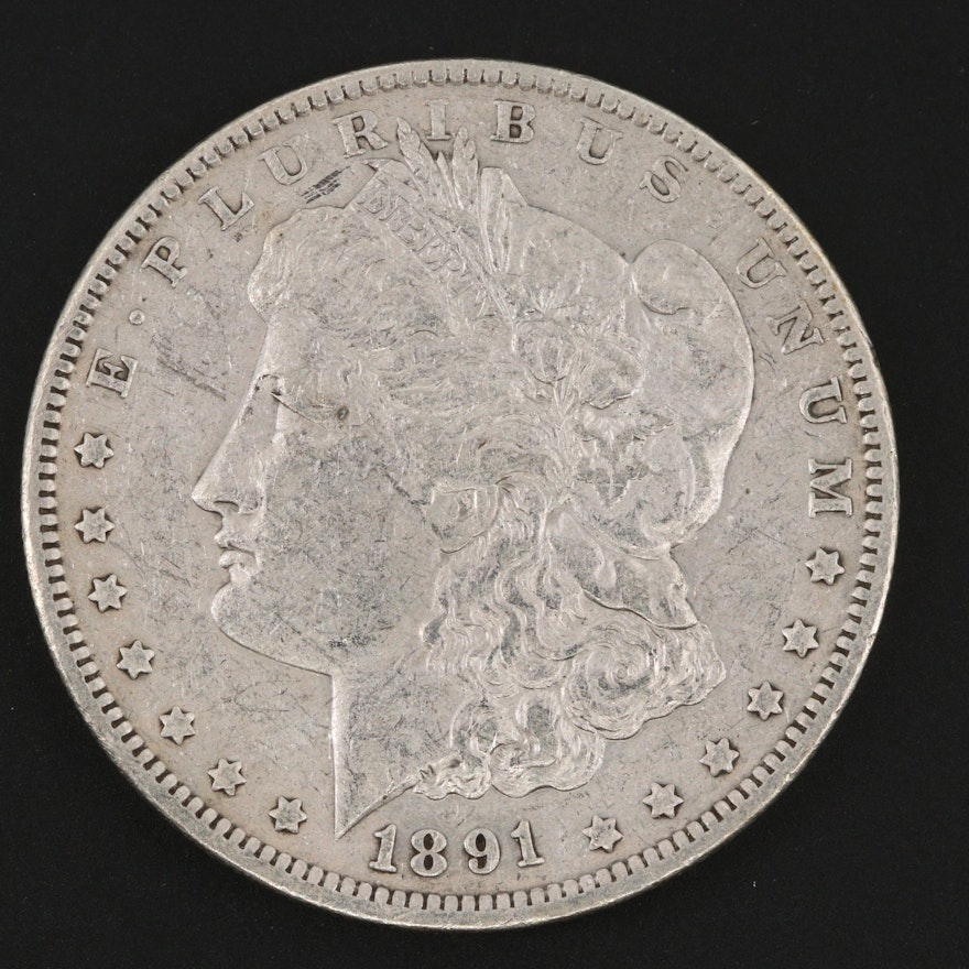 1891-O Silver Morgan Dollar