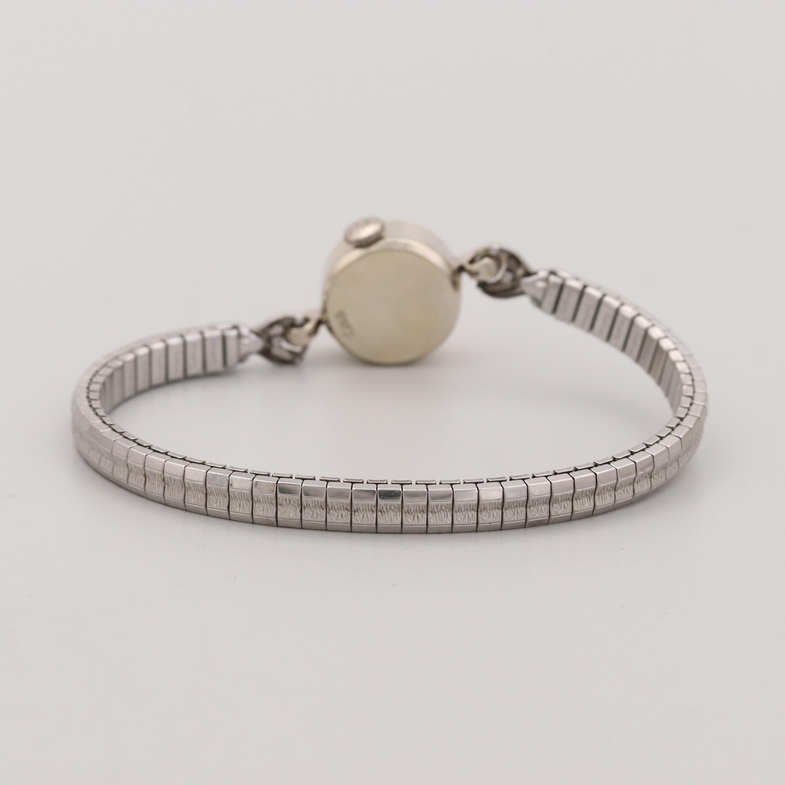 Vintage Rolex 14K White Gold Cocktail Watch