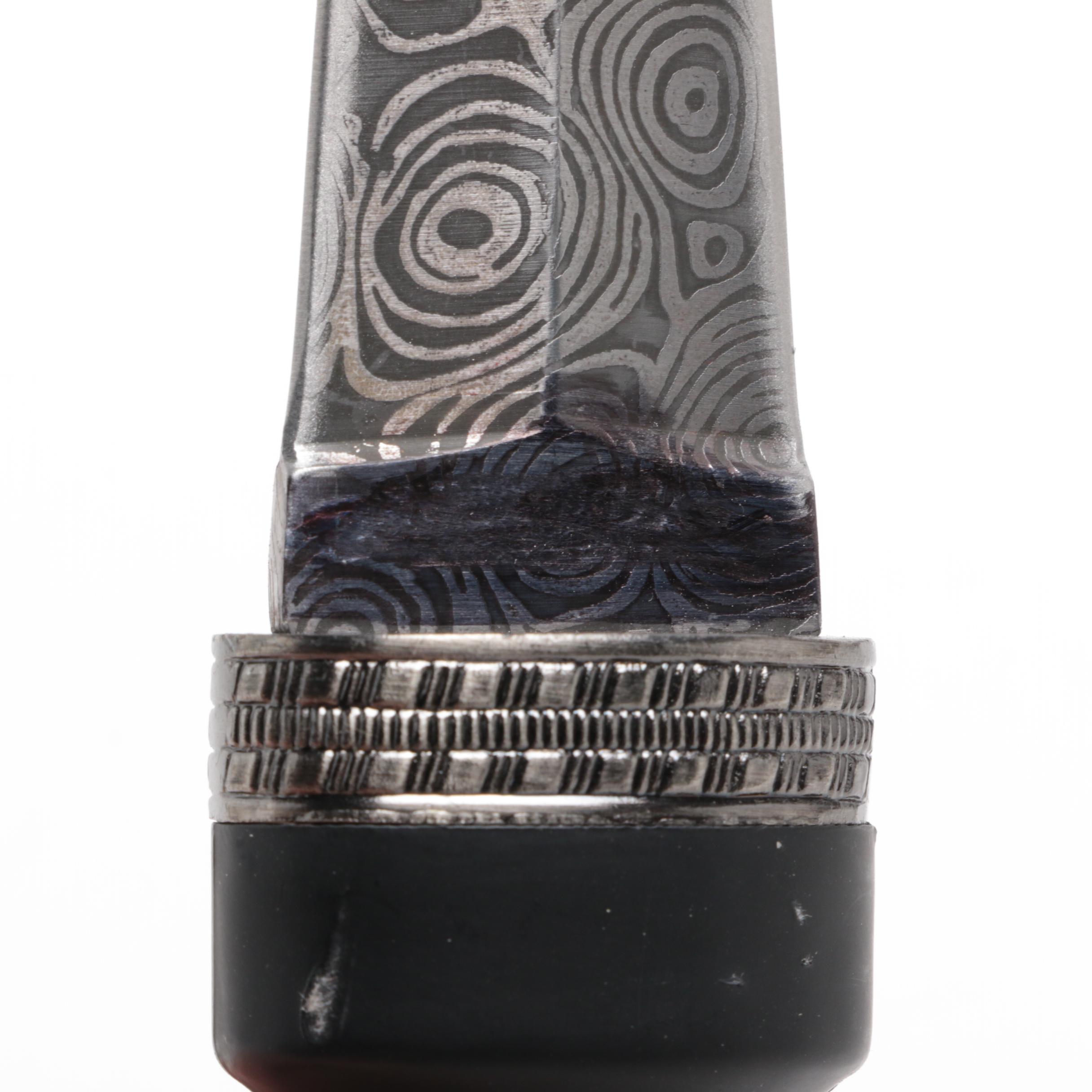 Fixed Blade Dagger with Sheath and Budk Military Style Tanto Knife