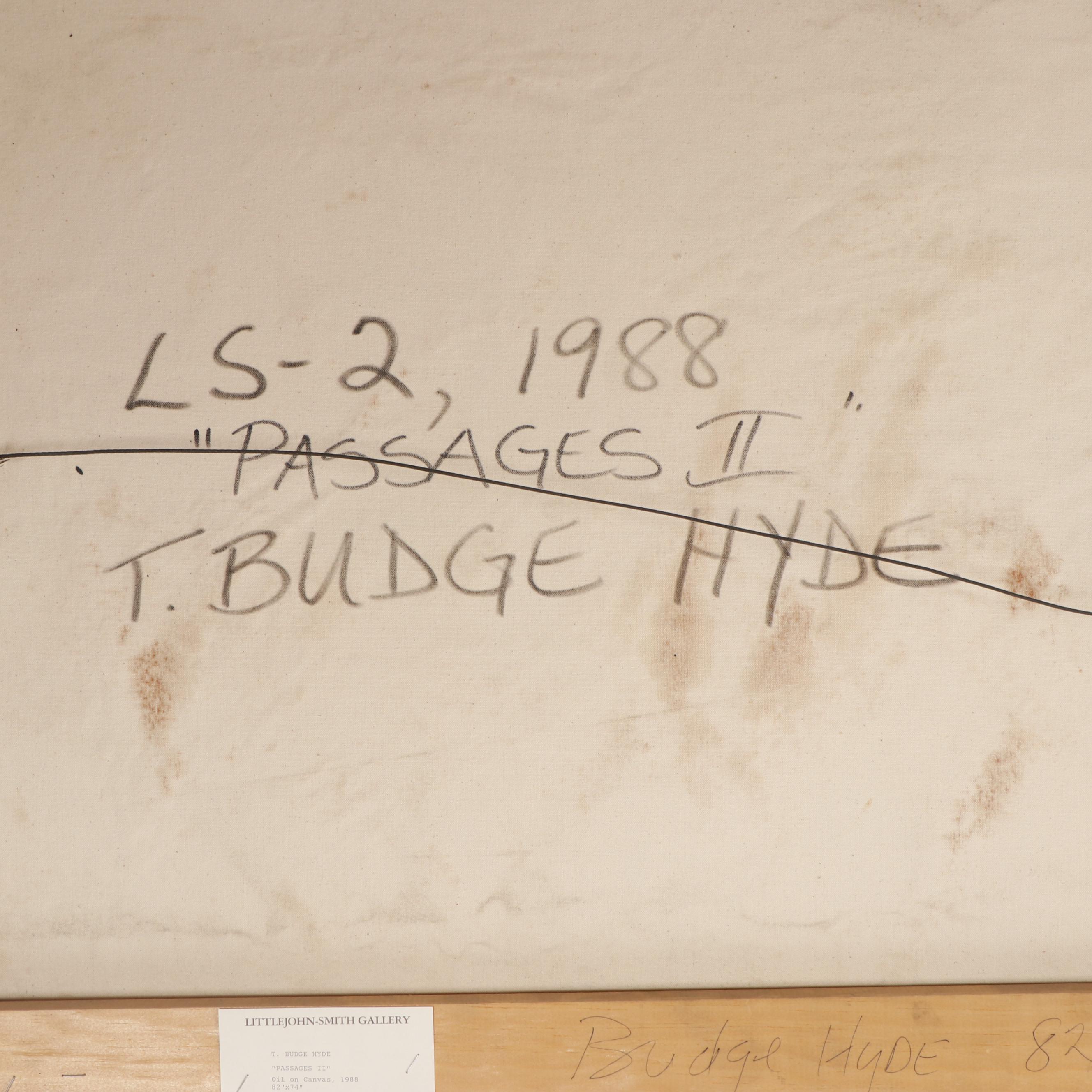 T. Budge Hyde Oil Painting "Passages II"