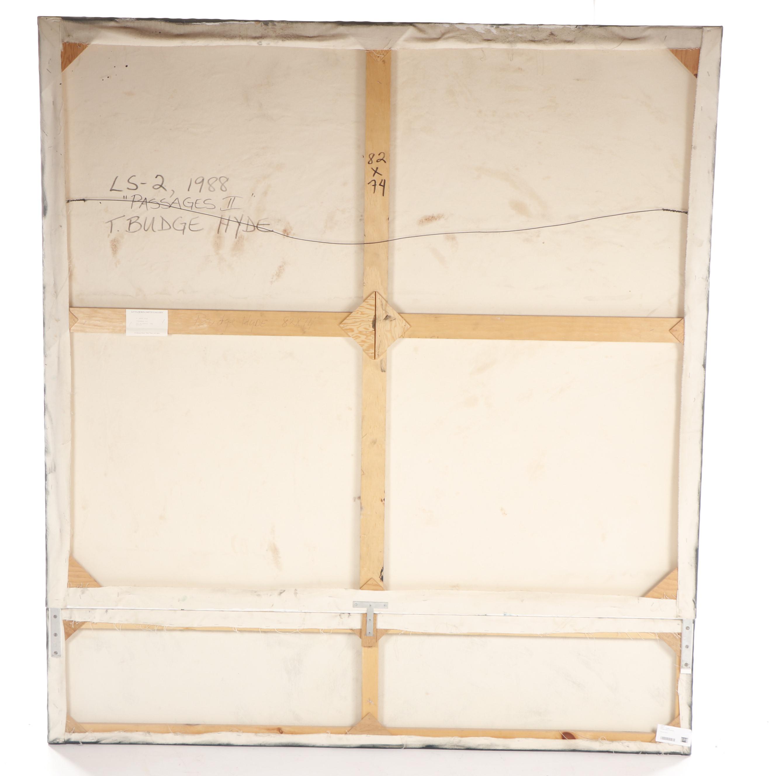 T. Budge Hyde Oil Painting "Passages II"