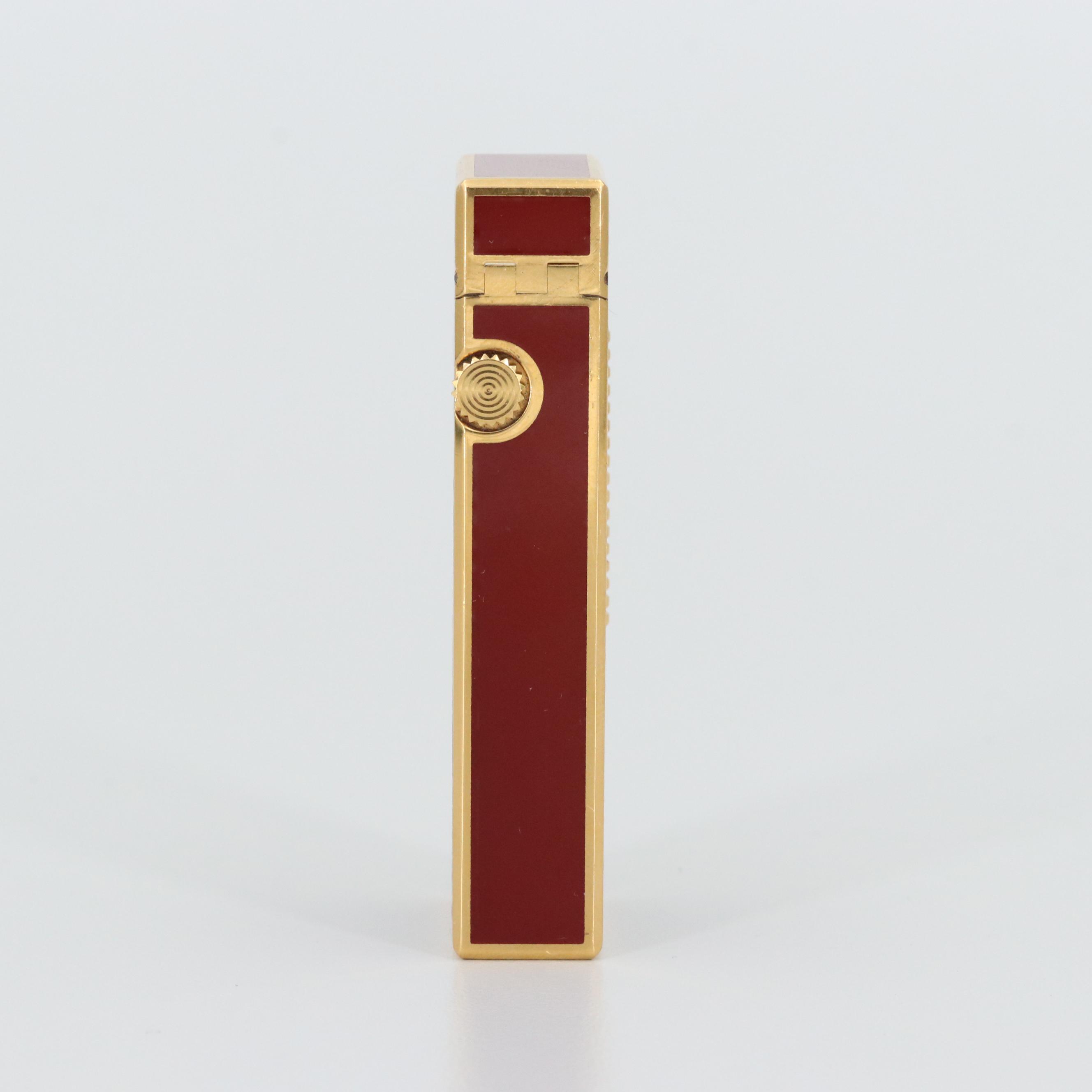 Vintage Dunhill Gold Tone Enamel Lighter