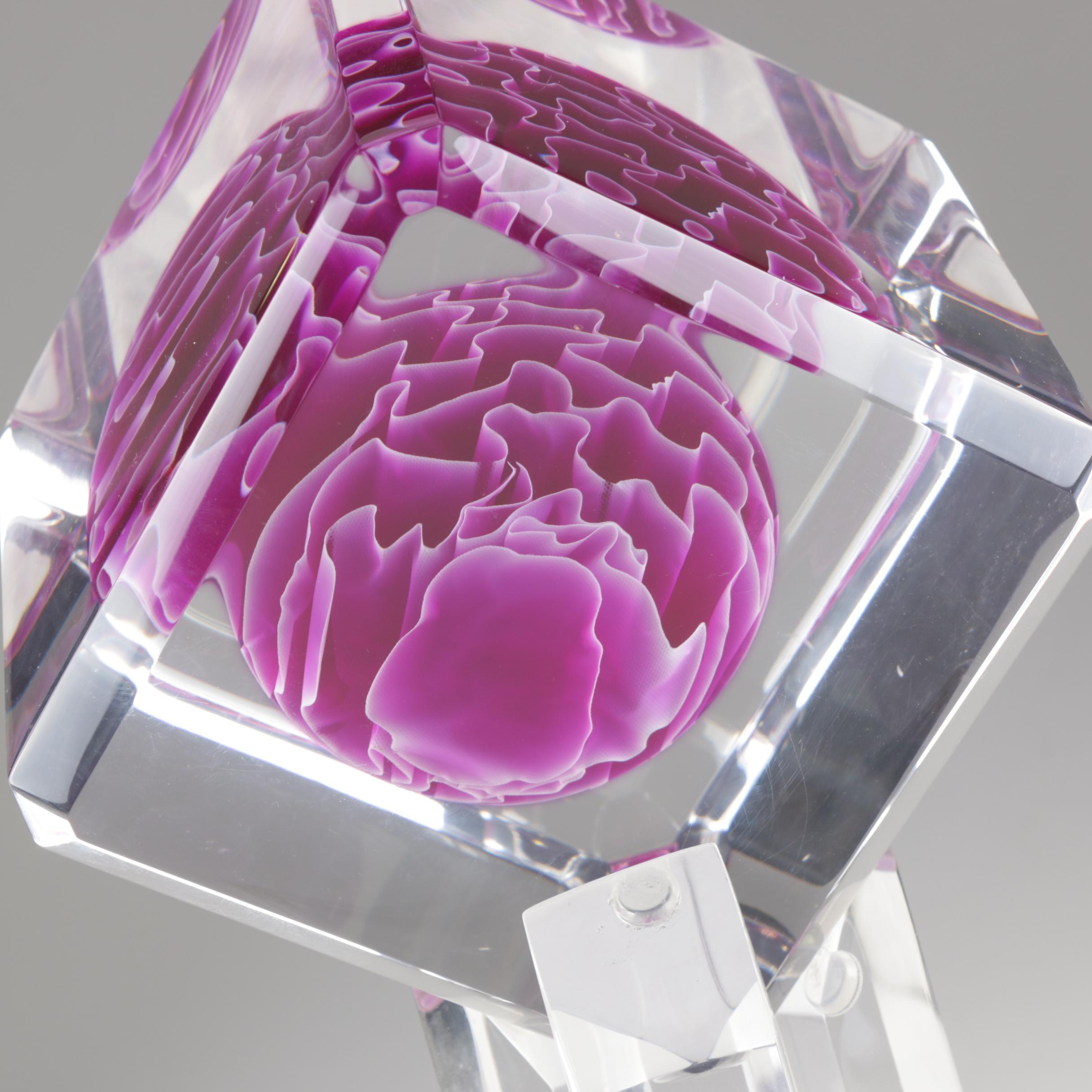 Shlomi Haziza Abstract Lucite Sculpture