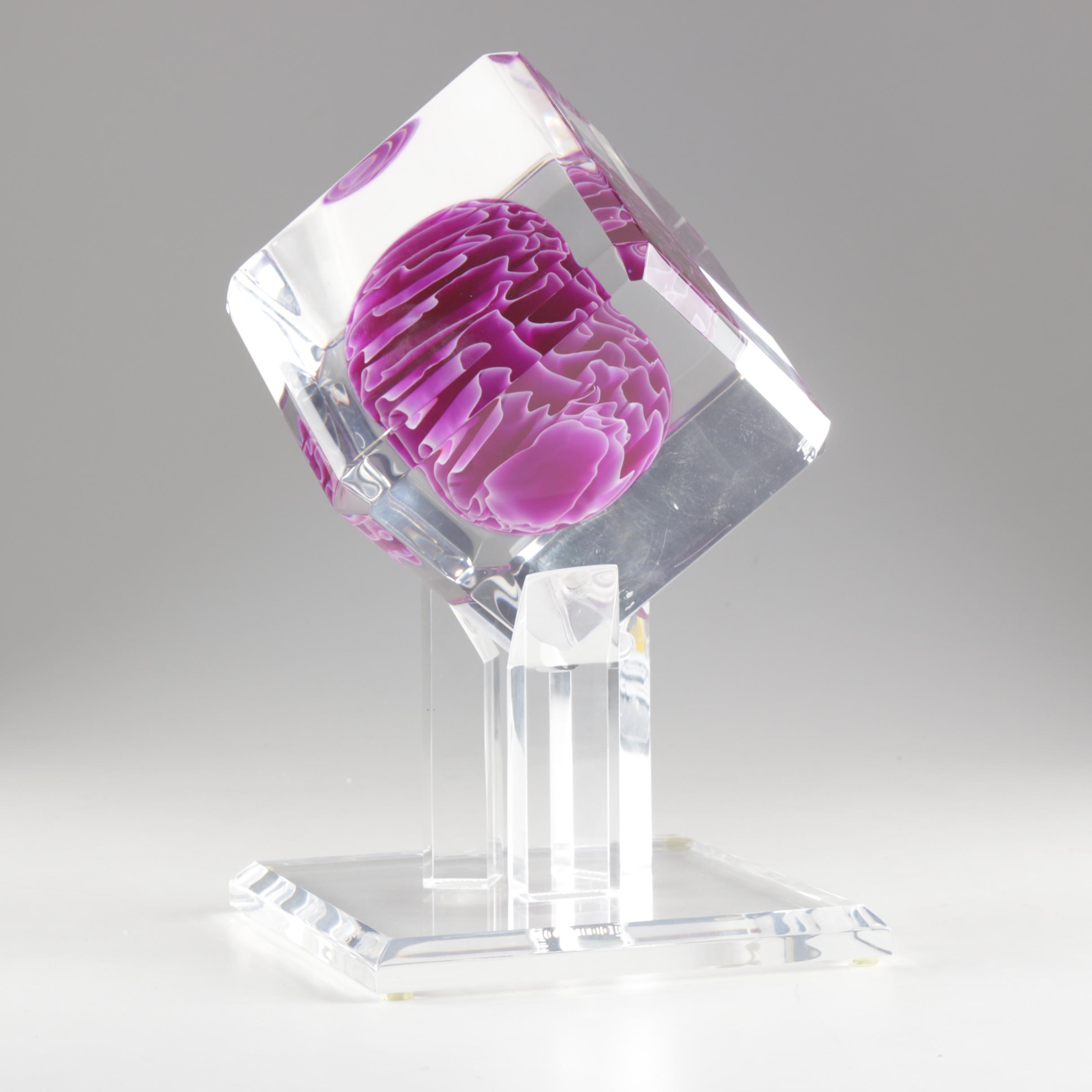Shlomi Haziza Abstract Lucite Sculpture