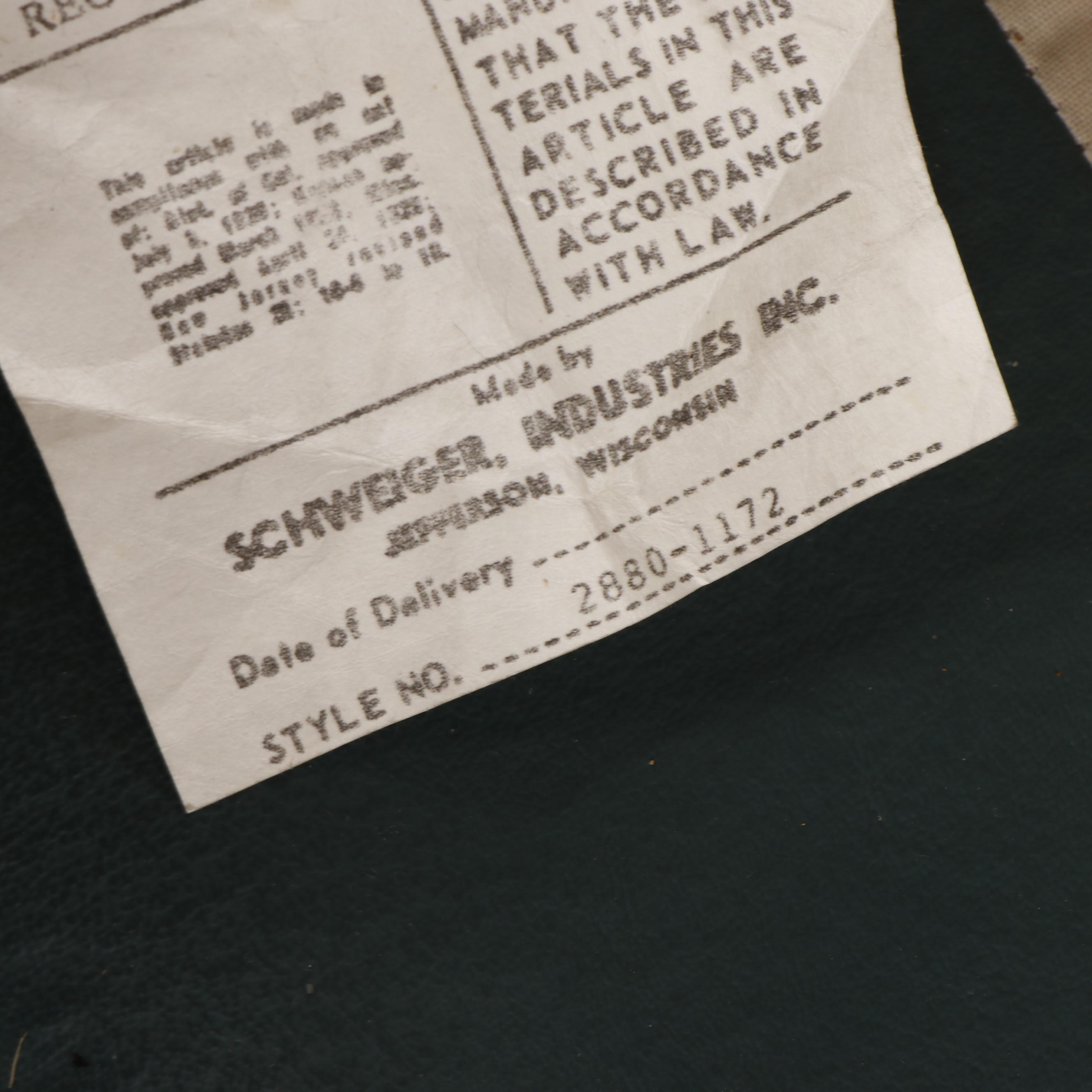 Schweiger Furniture Teal Upholstered Sofa