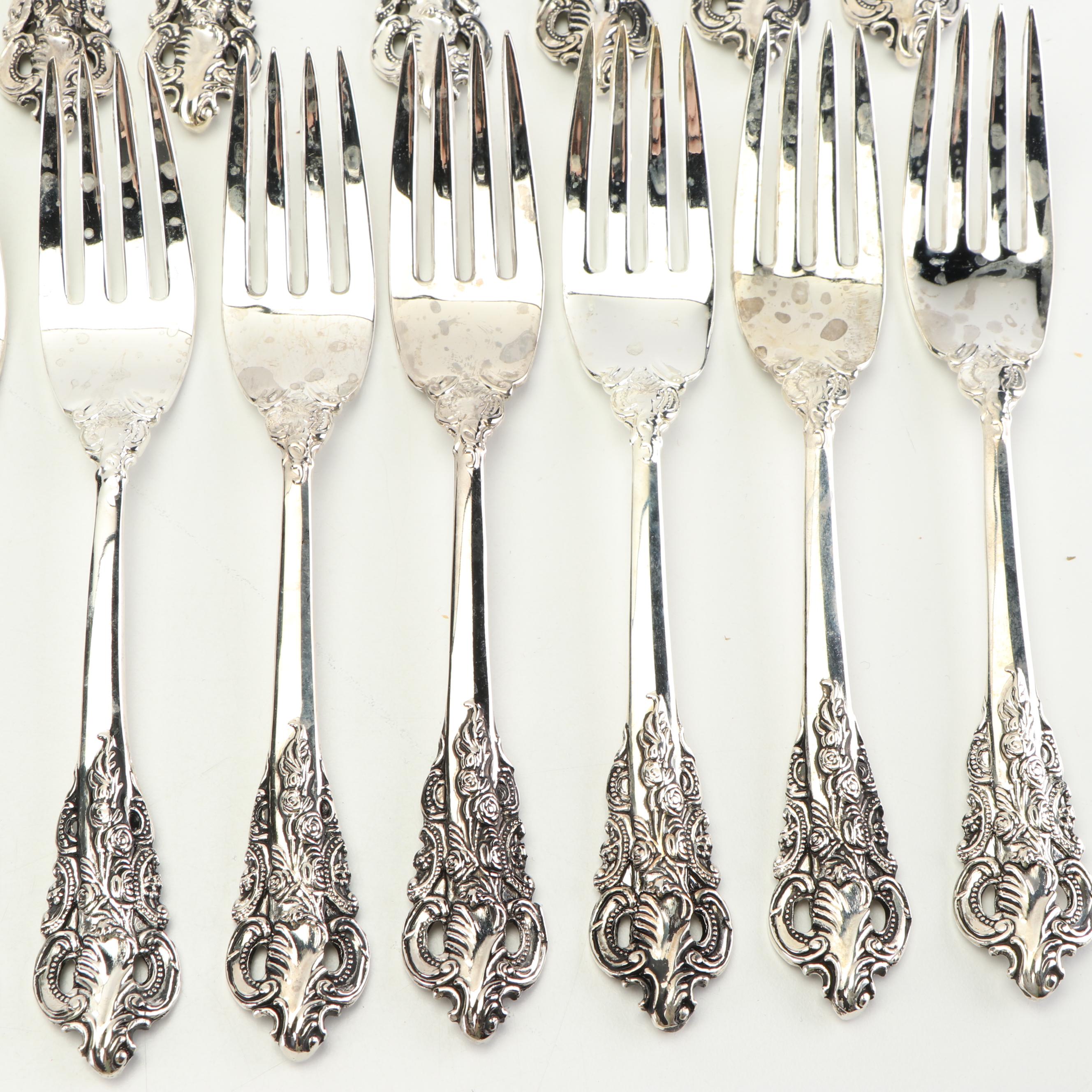 "Baroque" by Godinger Silver Plate Flatware