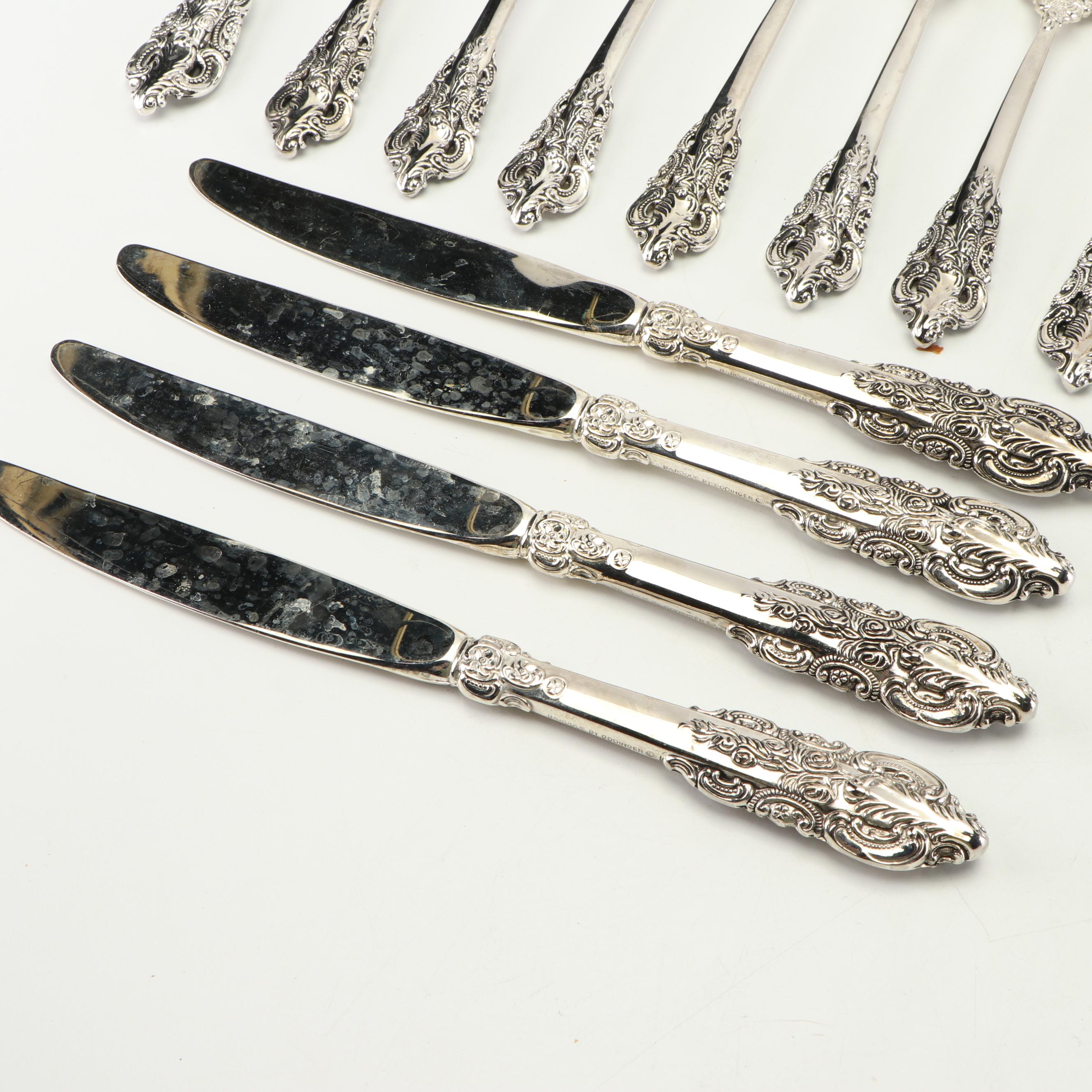 "Baroque" by Godinger Silver Plate Flatware