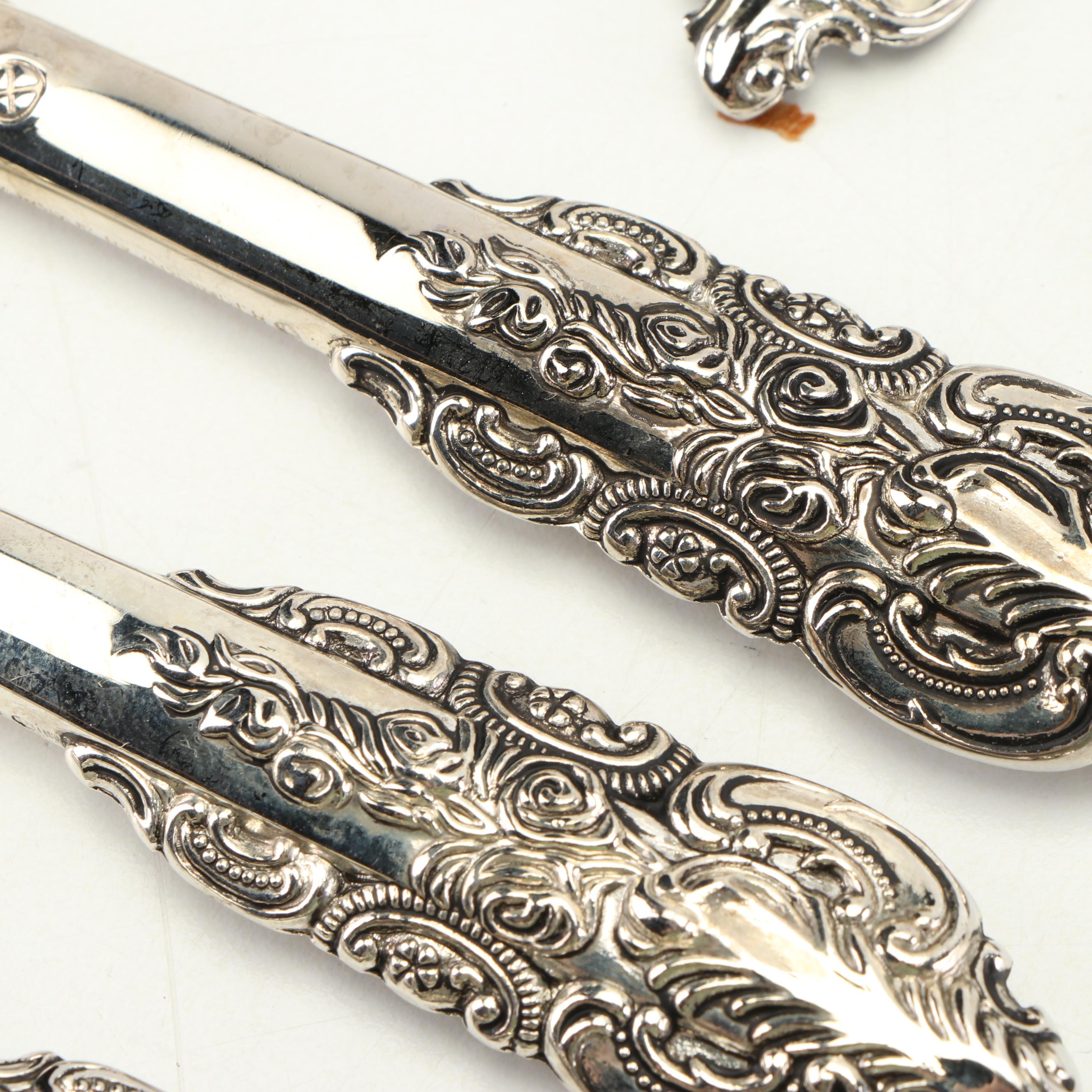 "Baroque" by Godinger Silver Plate Flatware