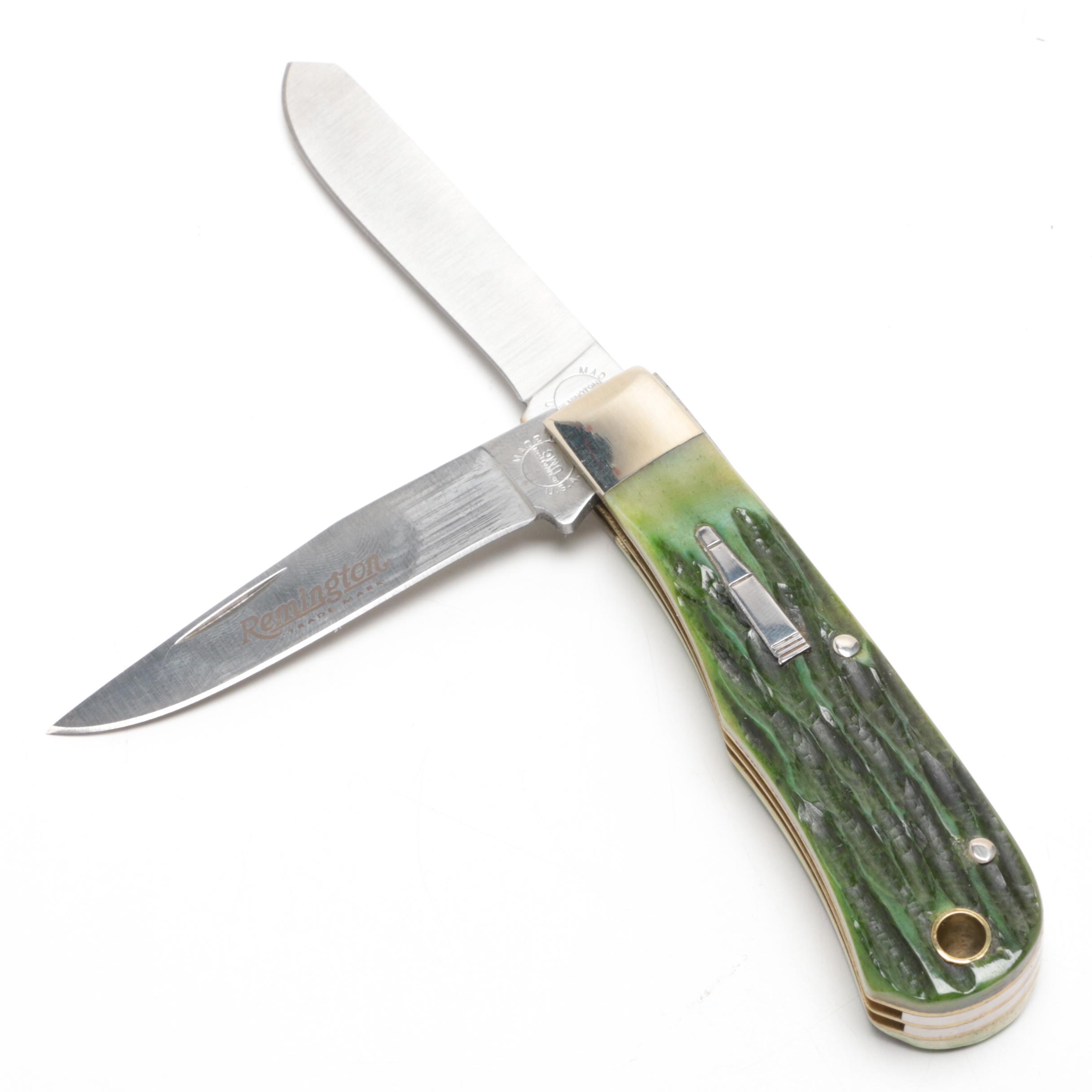 Case, Remington, Frost "Little Savage" and Winchester Folding Knives