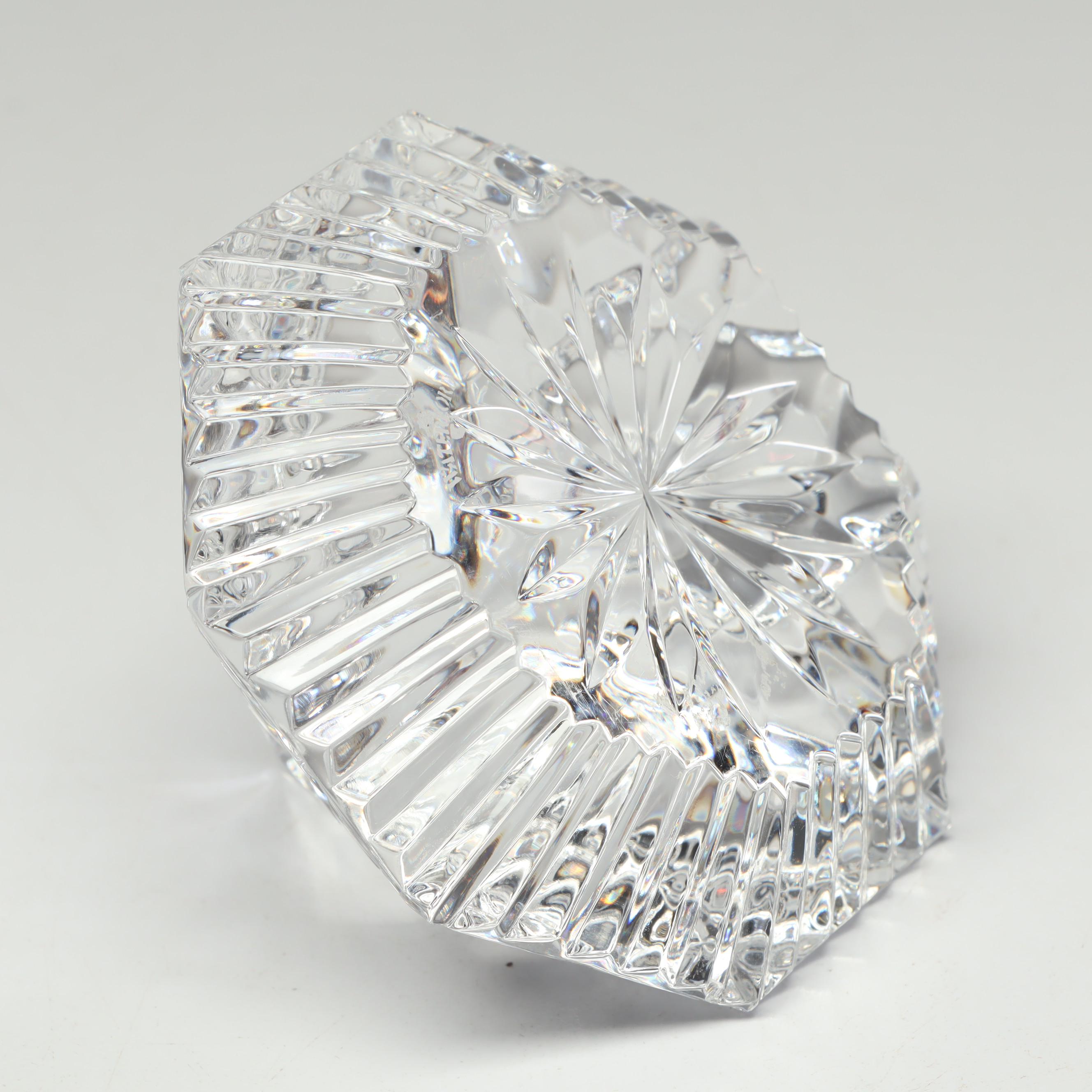 Waterford Crystal Diamond Shaped Paperweight