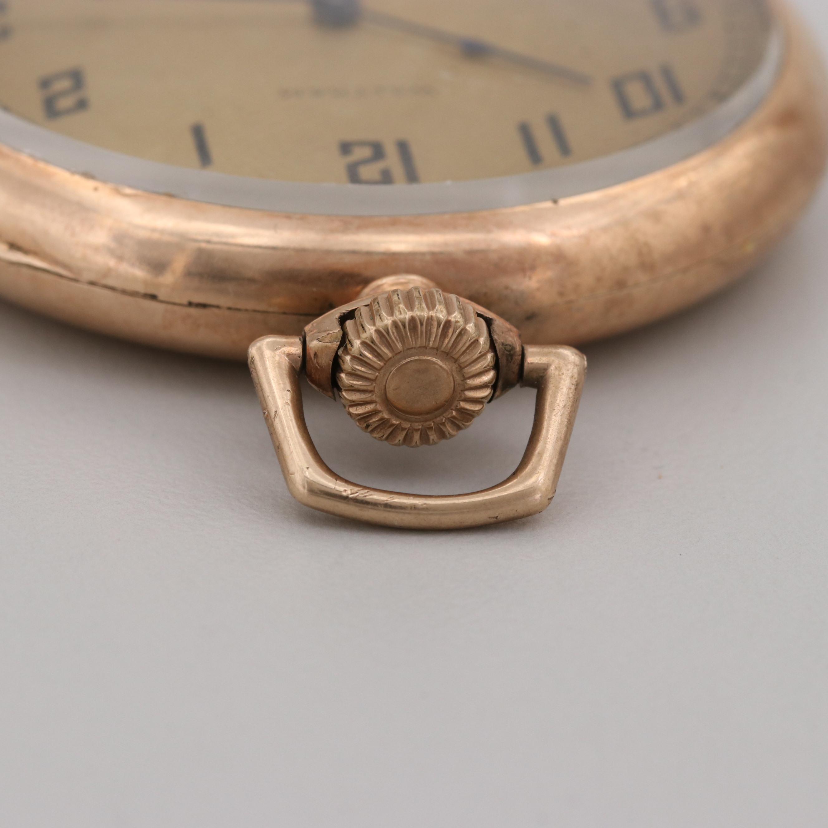 Antique Waltham Gold Filled Pocket Watch