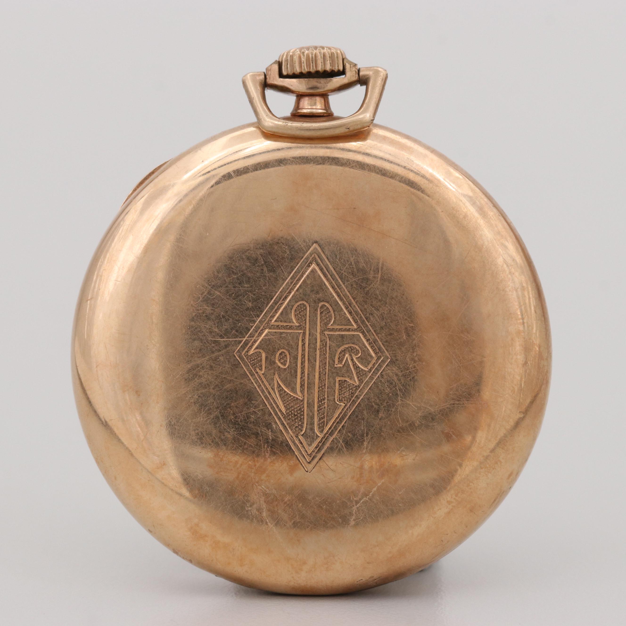 Antique Waltham Gold Filled Pocket Watch