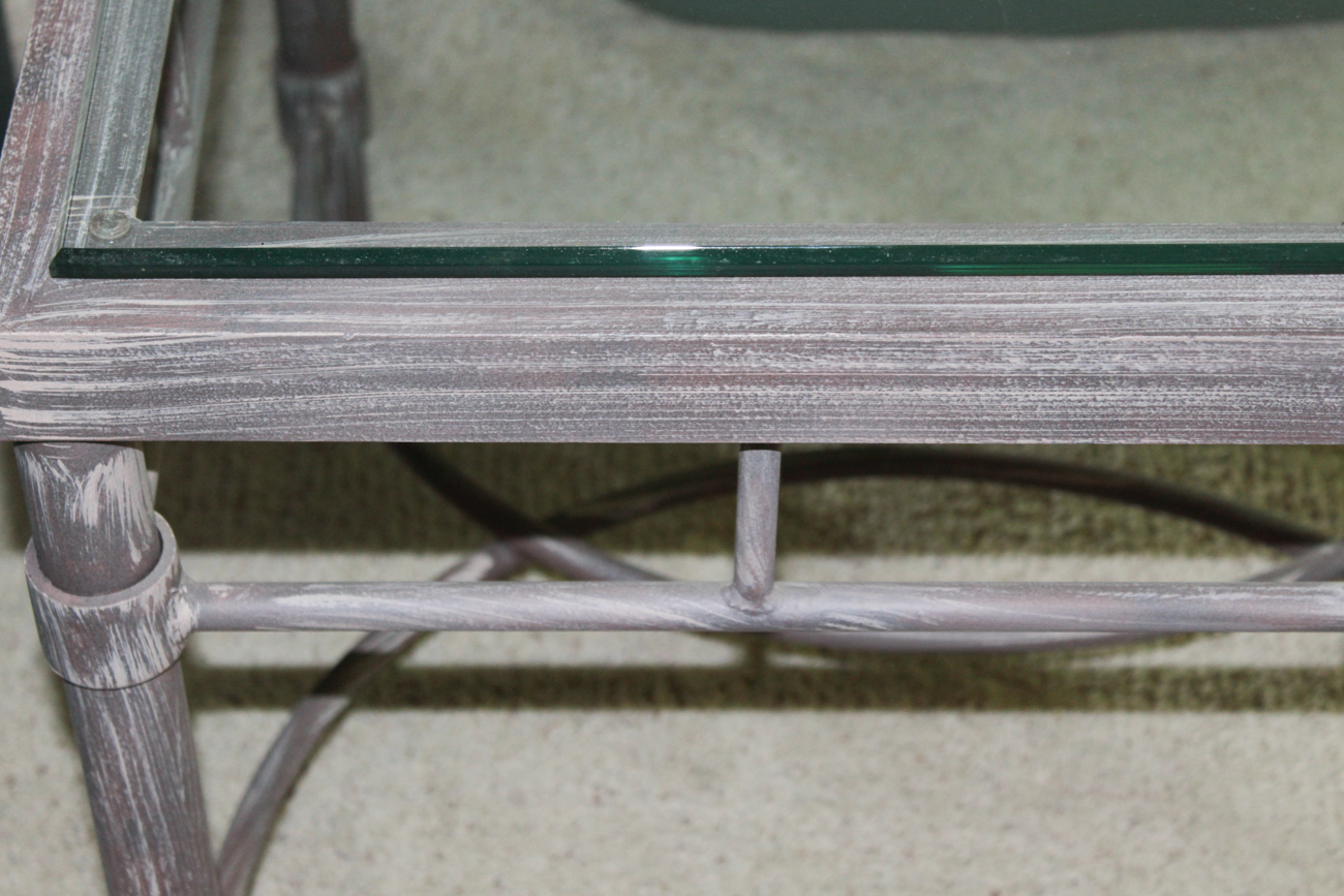 Contemporary Glass Side Table