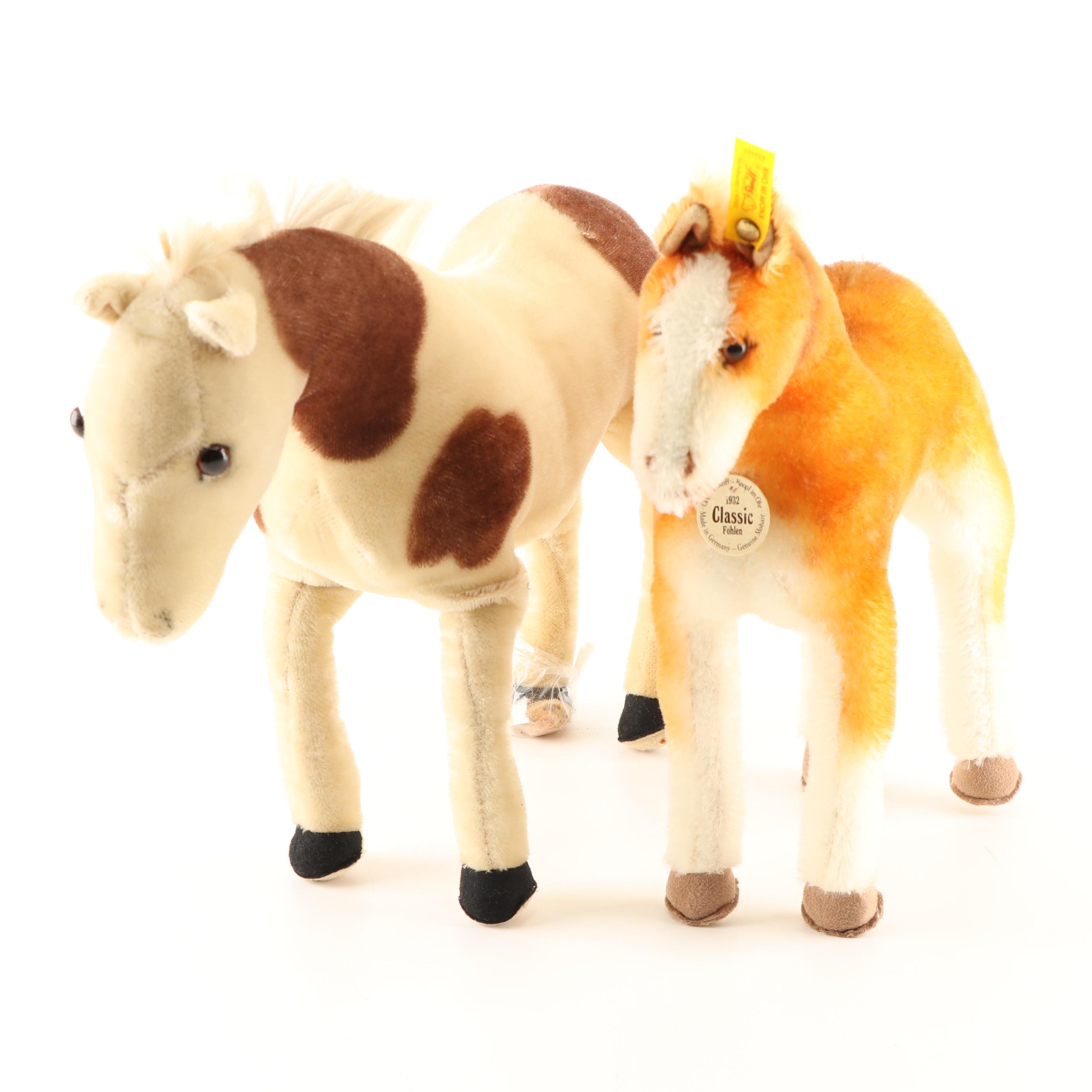 Steiff  "American Painted Horse" and Other Steiff Horse, Circa 1930s