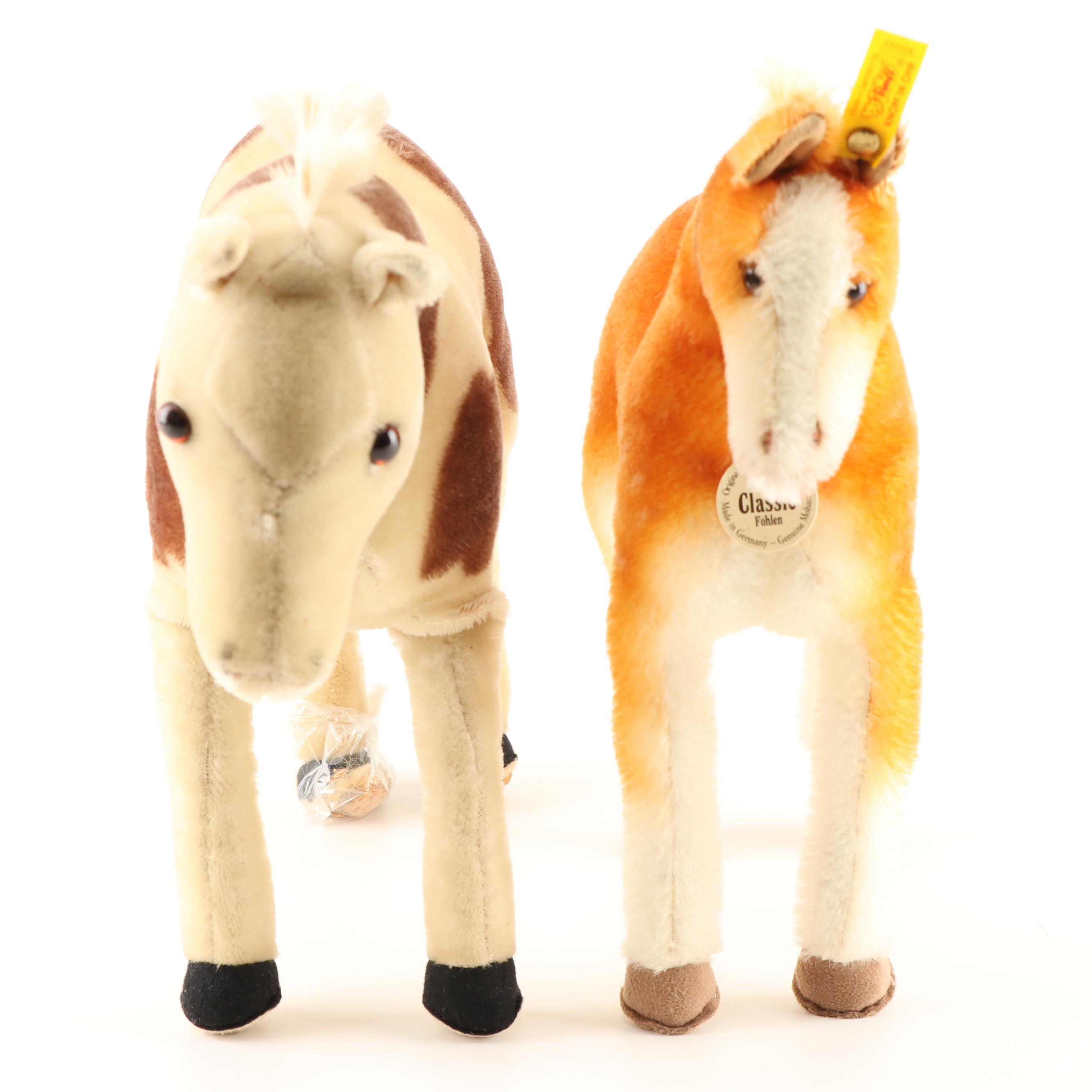 Steiff  "American Painted Horse" and Other Steiff Horse, Circa 1930s