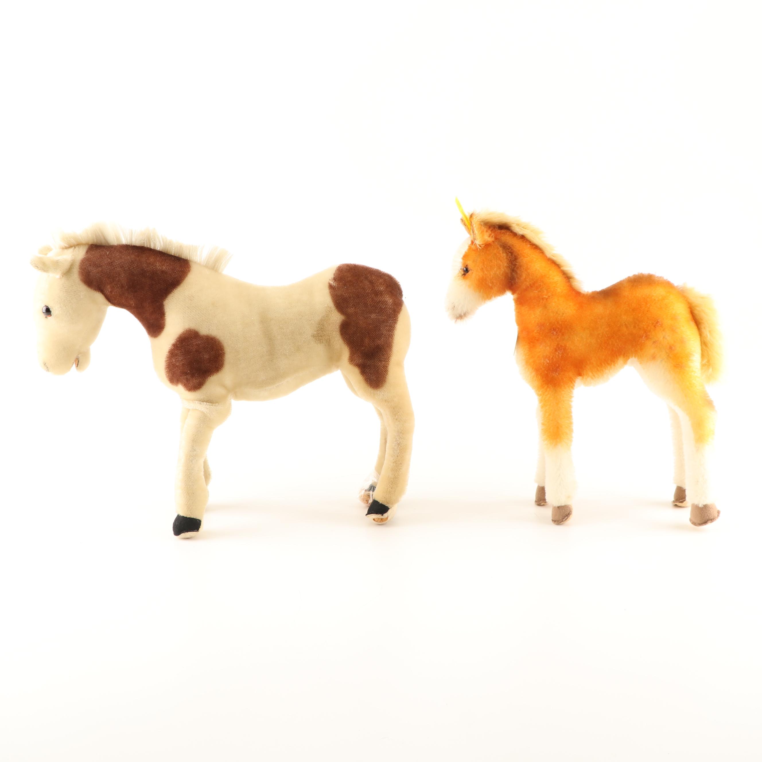 Steiff  "American Painted Horse" and Other Steiff Horse, Circa 1930s