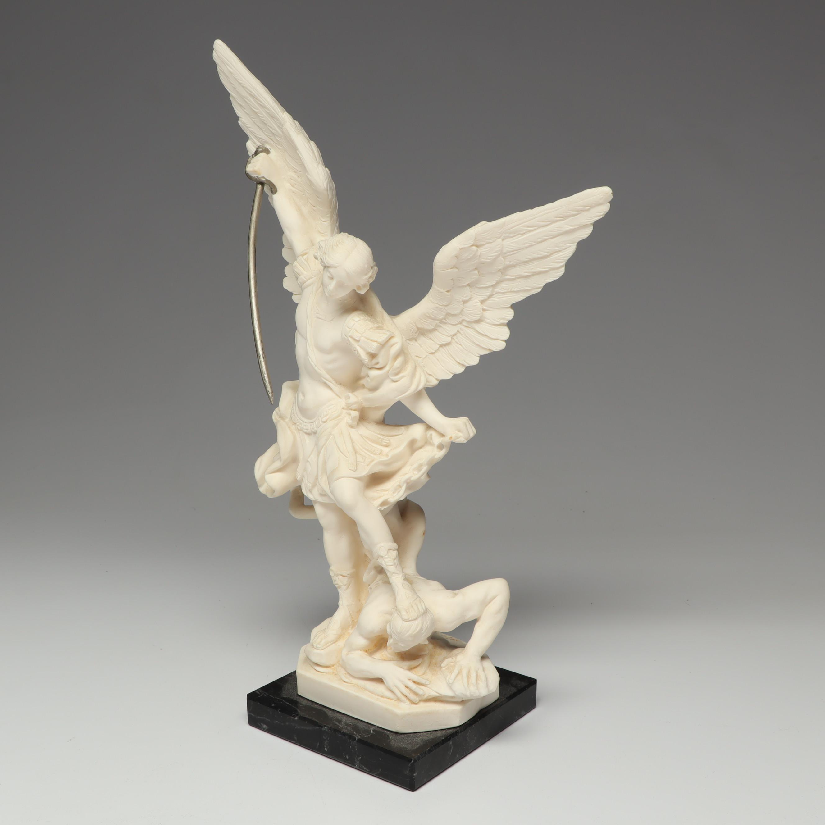 A. Santini Italian Bonded Alabaster Figurines