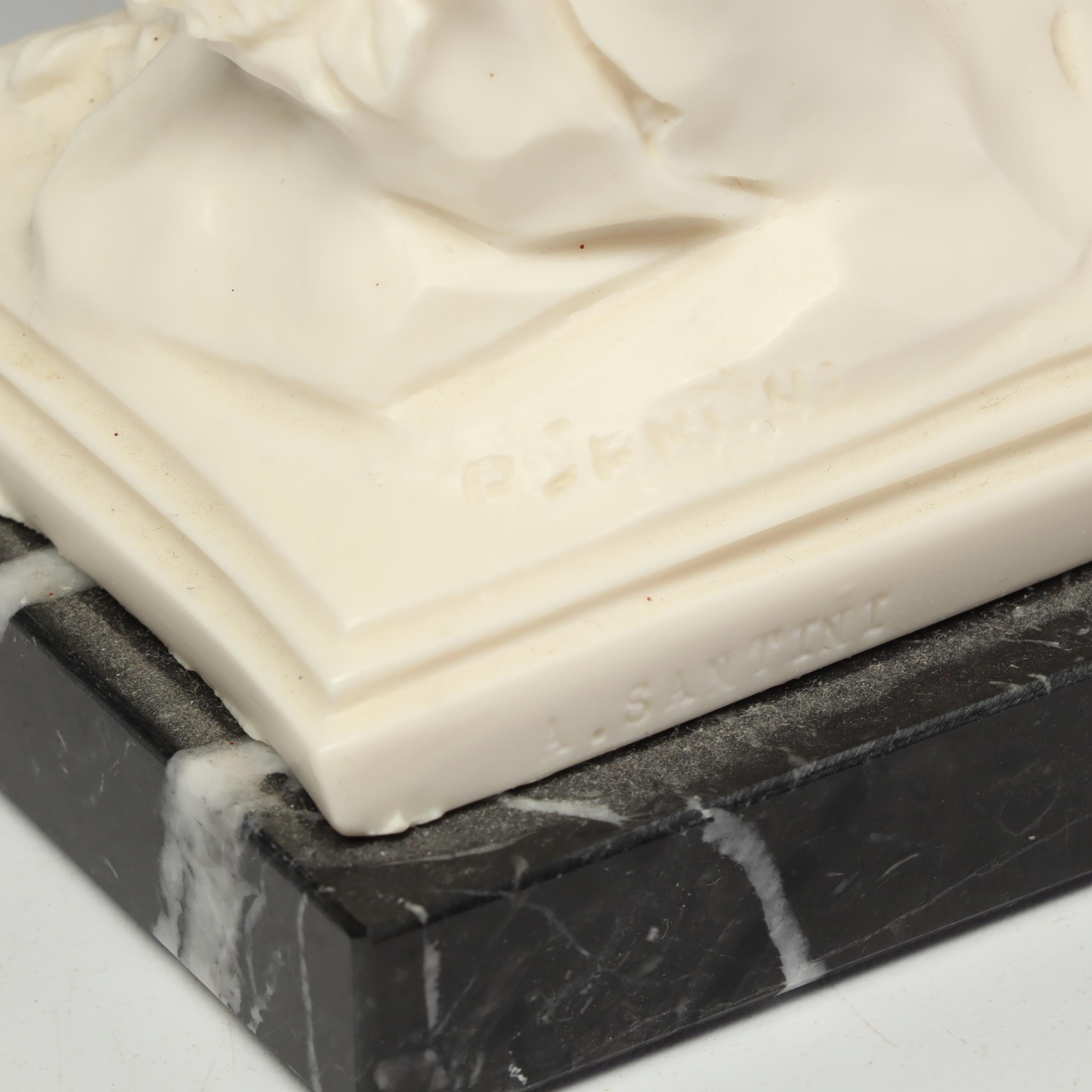 A. Santini Italian Bonded Alabaster Figurines