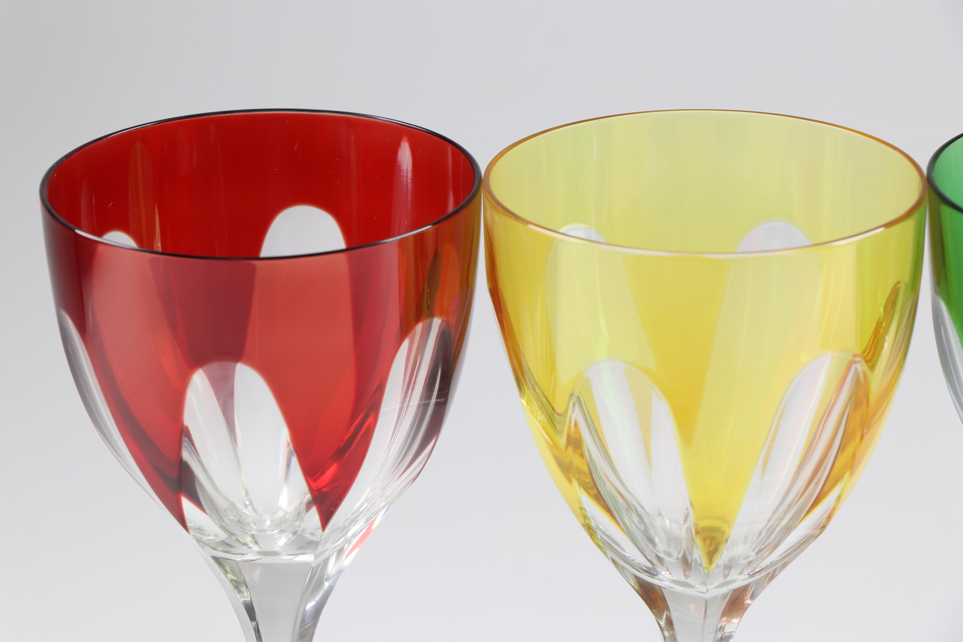 Fabergé Crystal Wine Glasses