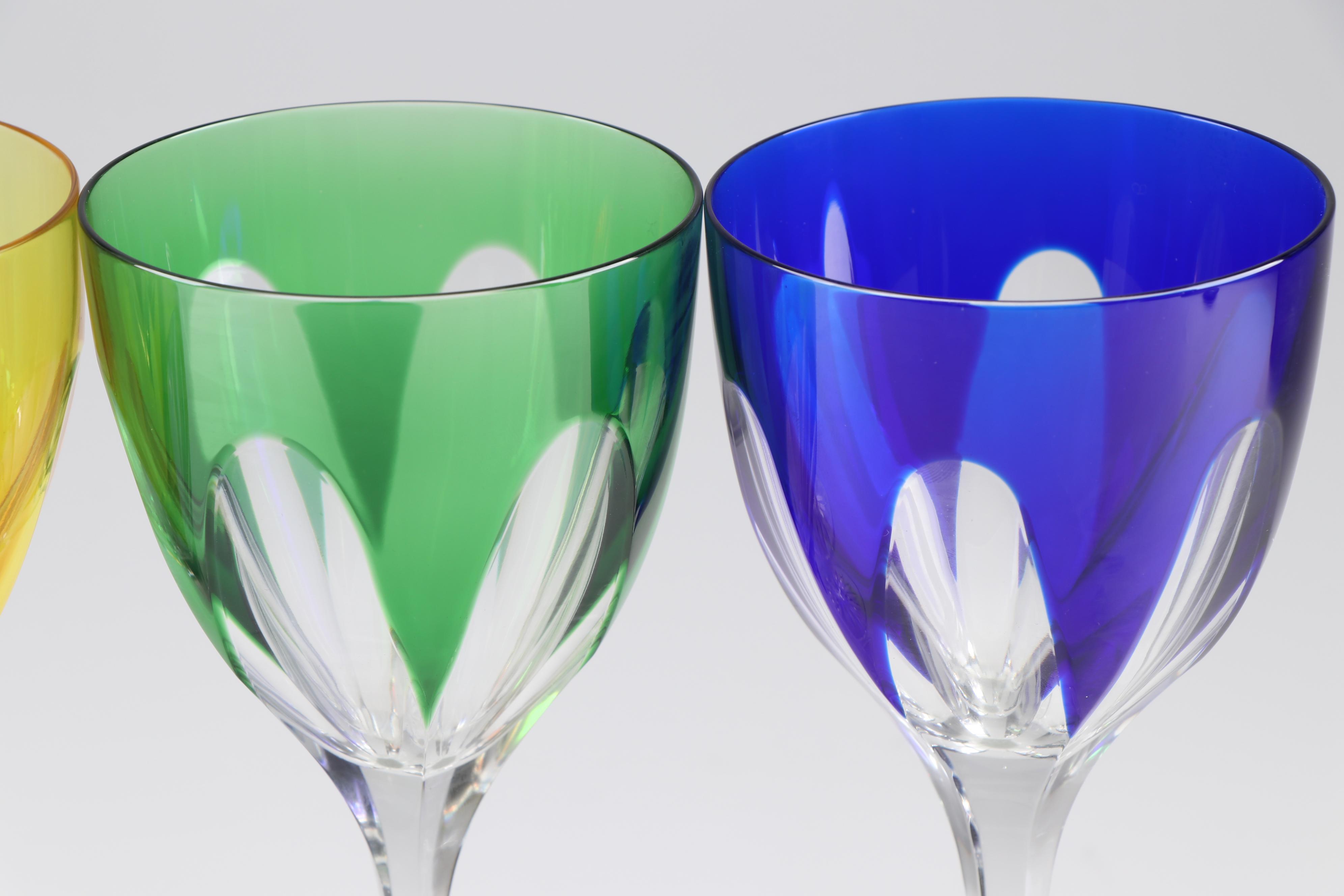 Fabergé Crystal Wine Glasses