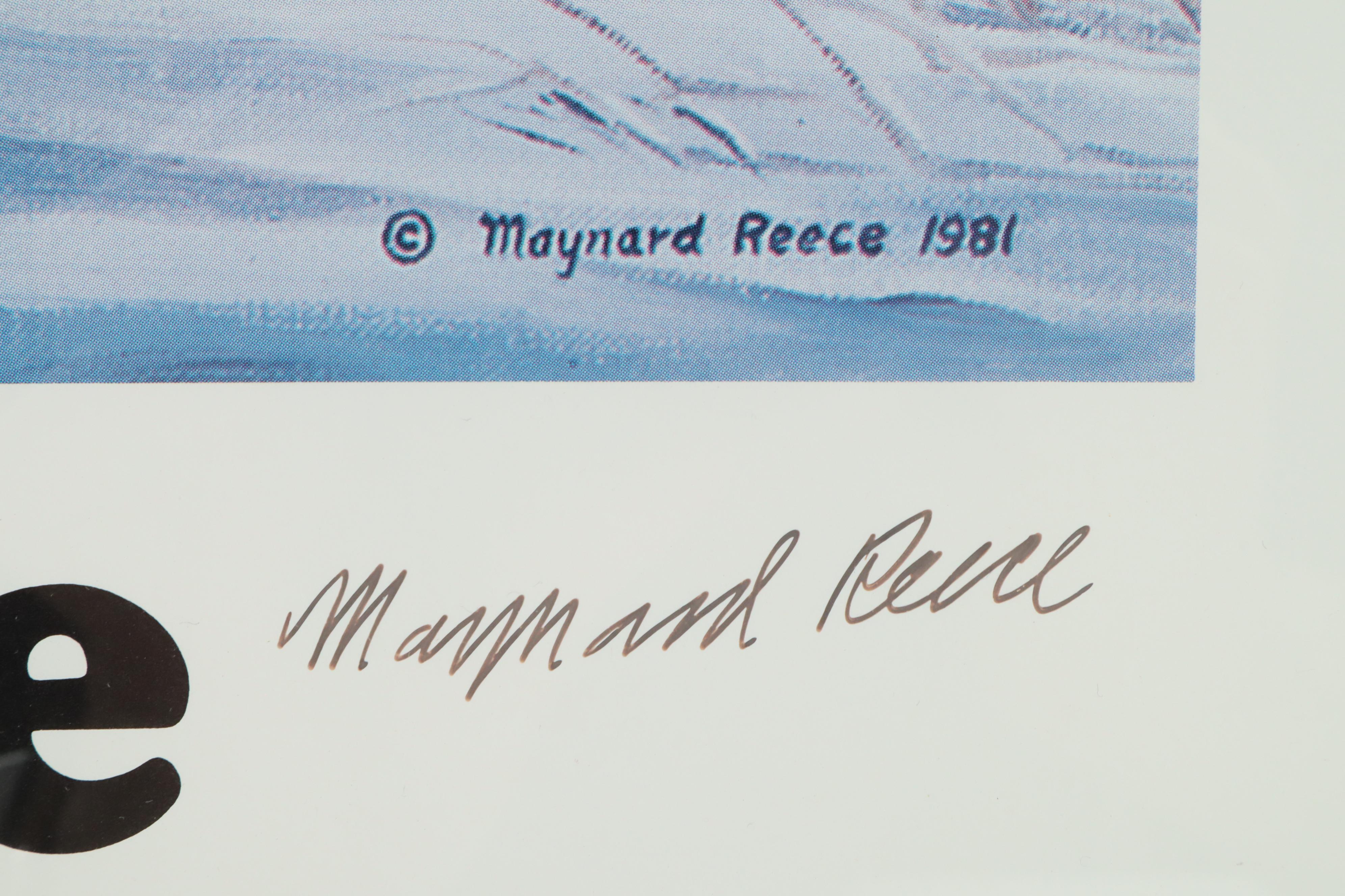 Maynard Reece 1982 Exhibiton Poster for Gallery One