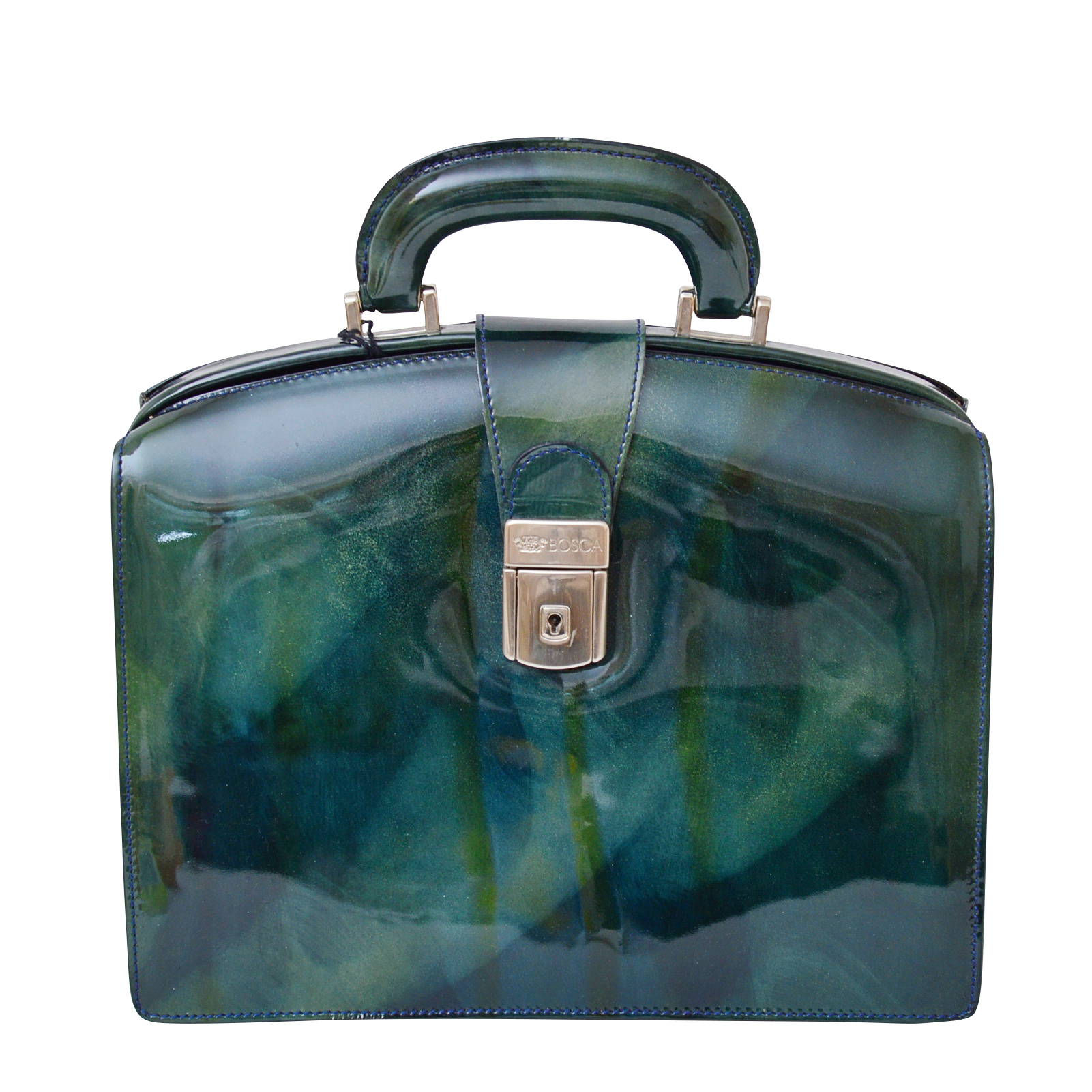 Bosca Piccolo Collection Patent Leather Handbag