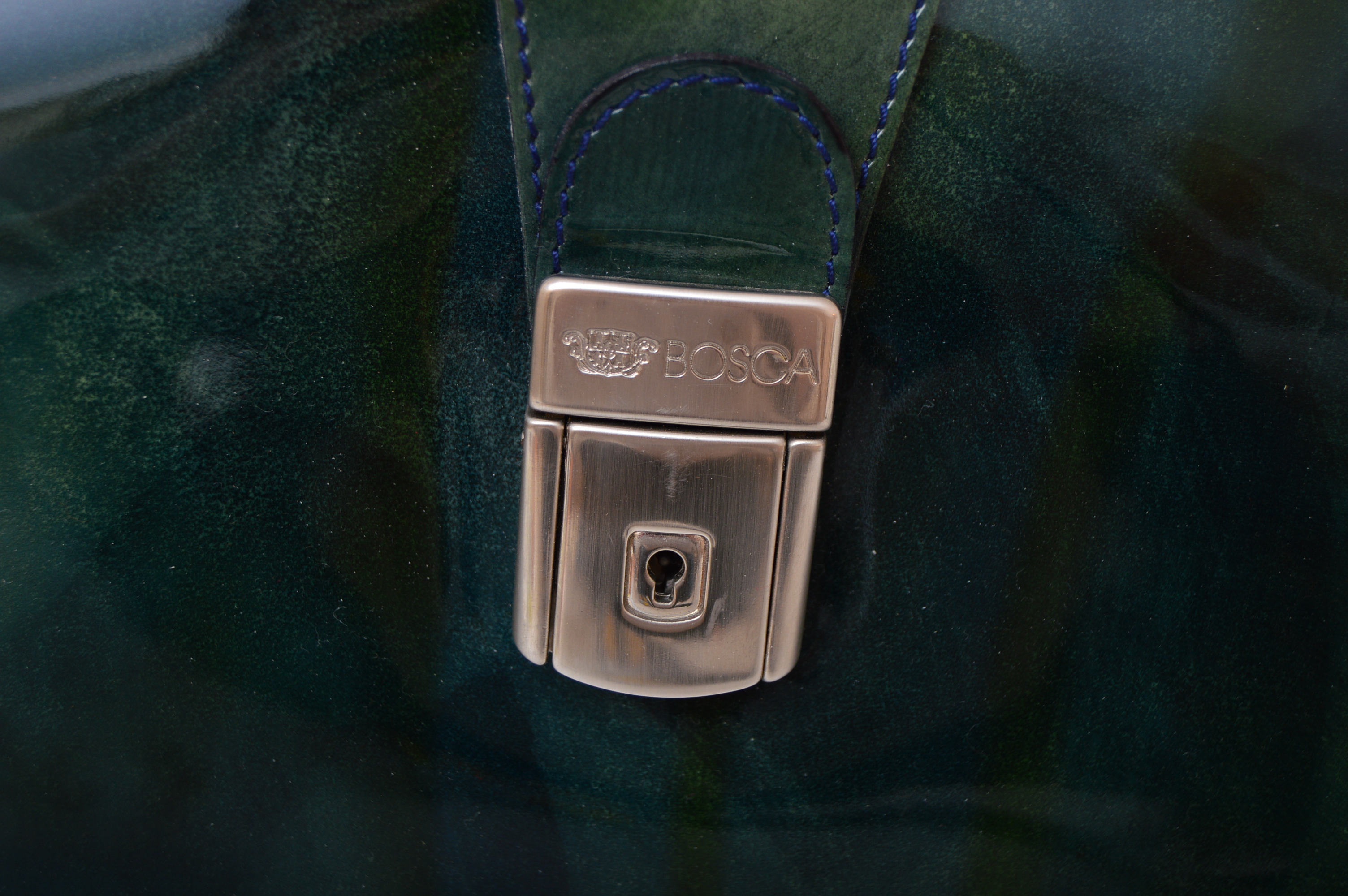 Bosca Piccolo Collection Patent Leather Handbag