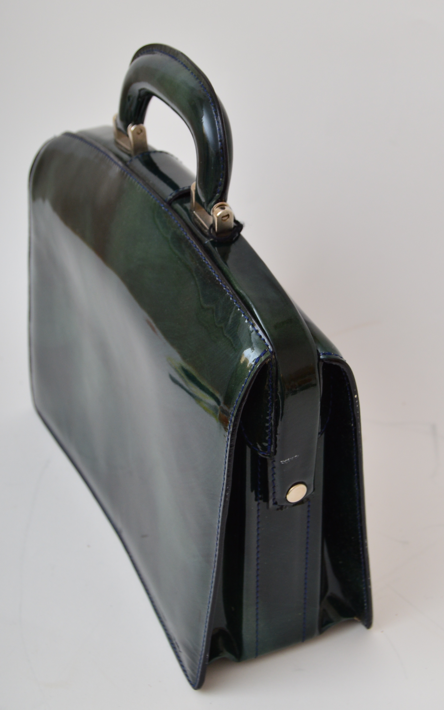 Bosca Piccolo Collection Patent Leather Handbag