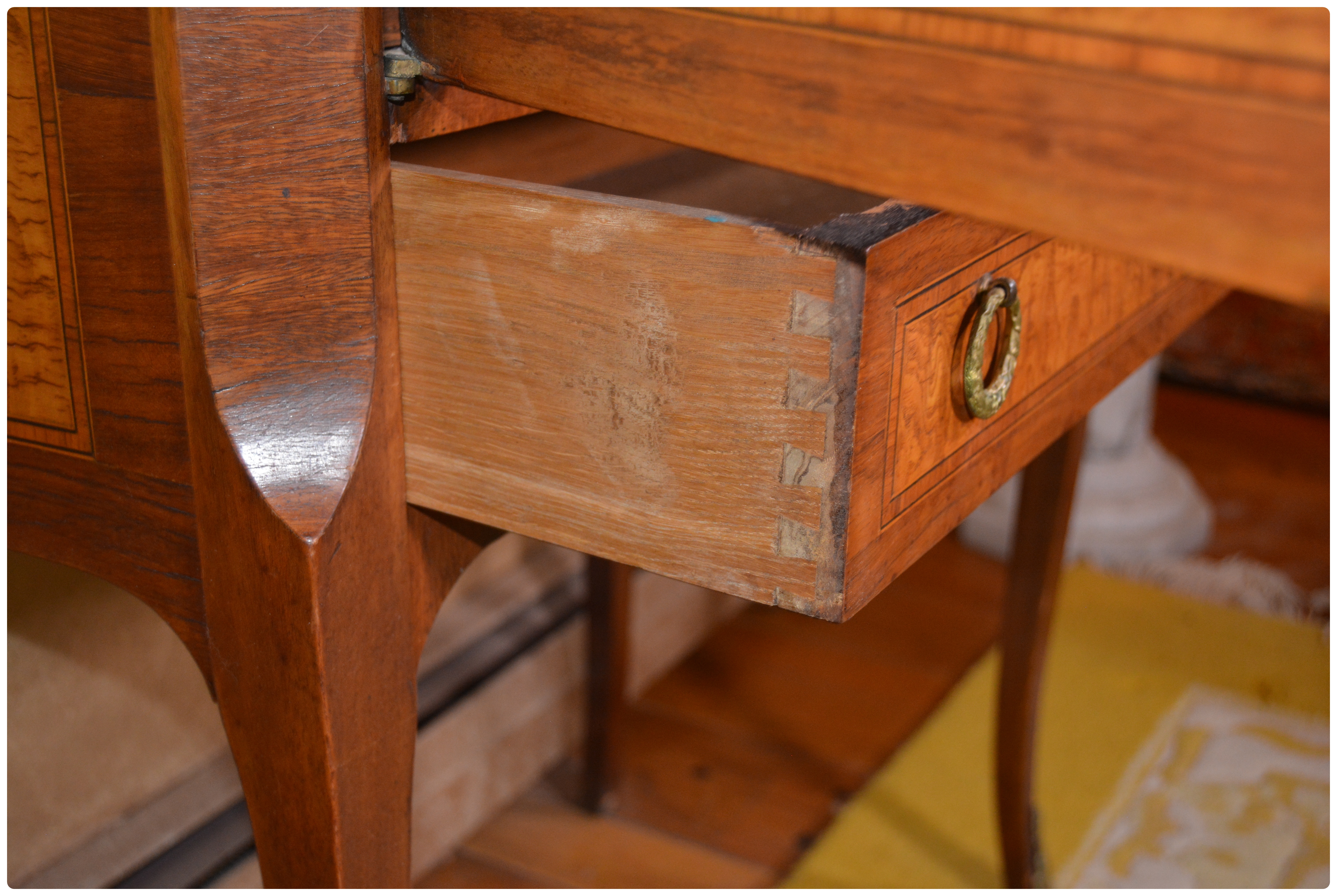 Louis XV Style Marquetry and Gilt Metal Mounted Cabinet, 20th Century