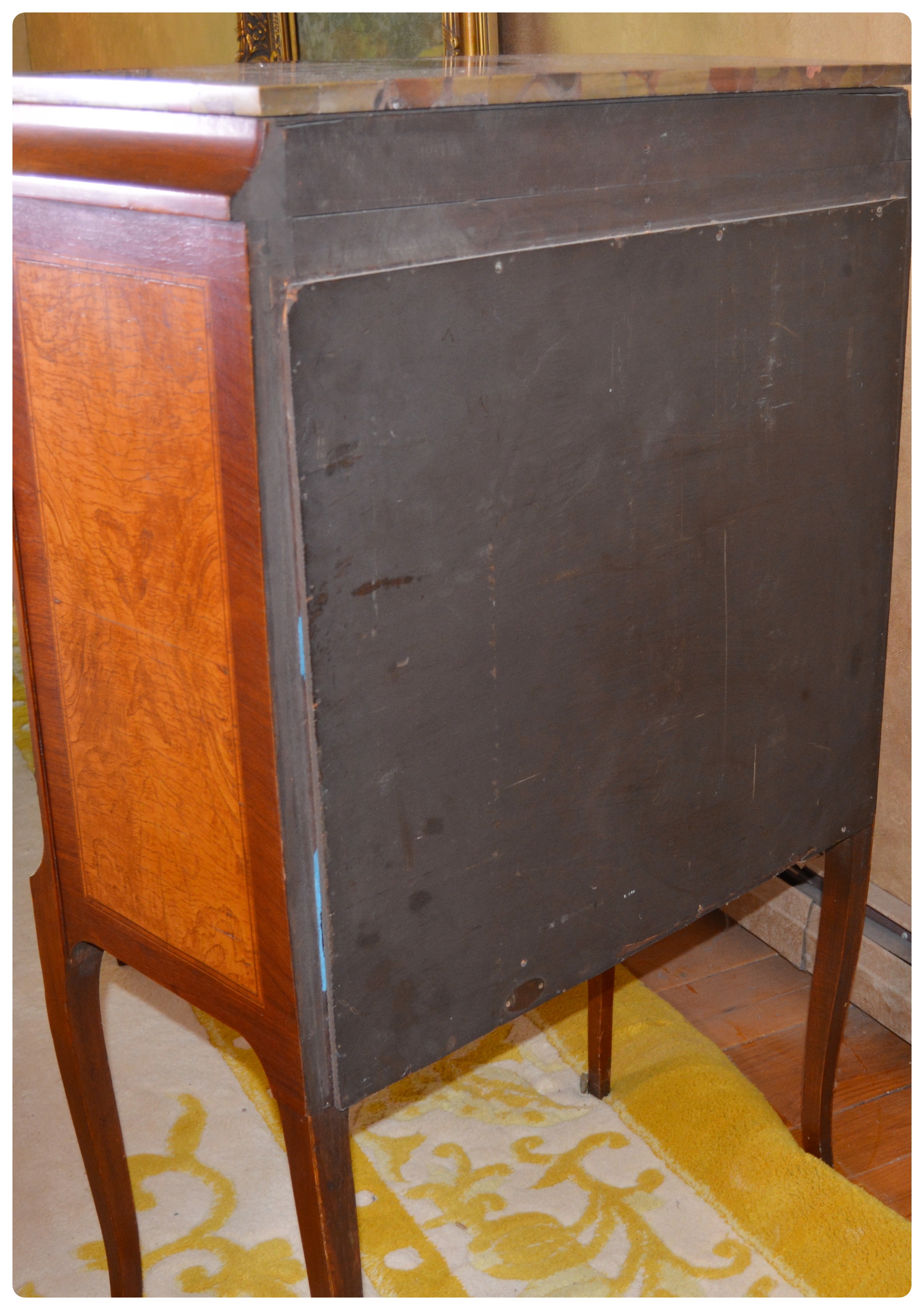 Louis XV Style Marquetry and Gilt Metal Mounted Cabinet, 20th Century
