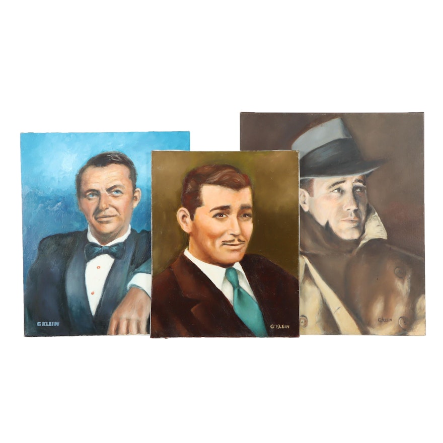 George Klein Celebrity Oil Paintings