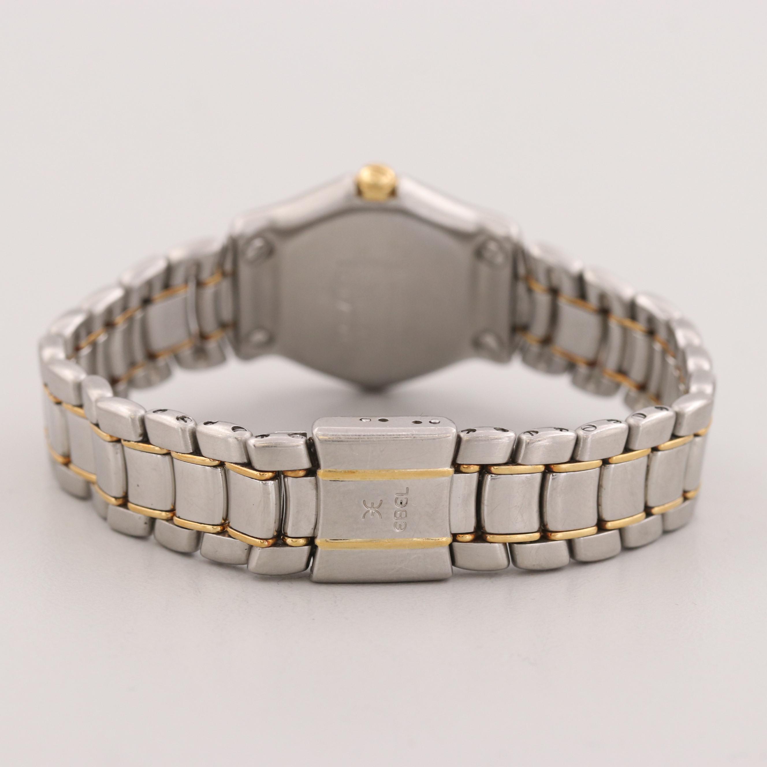Ebel Mini 18K Gold, Stainless Steel and Diamond Dial Quartz Watch