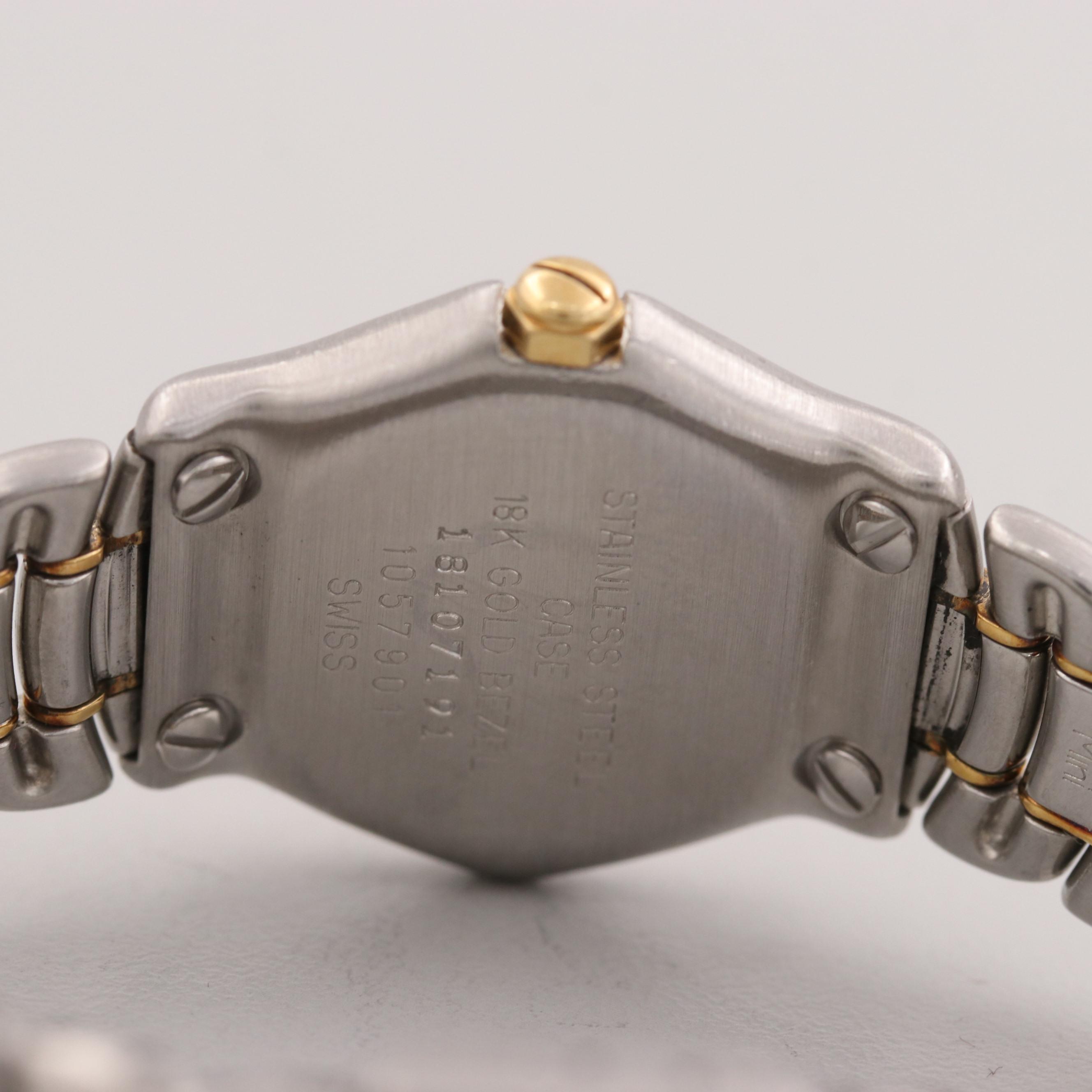 Ebel Mini 18K Gold, Stainless Steel and Diamond Dial Quartz Watch