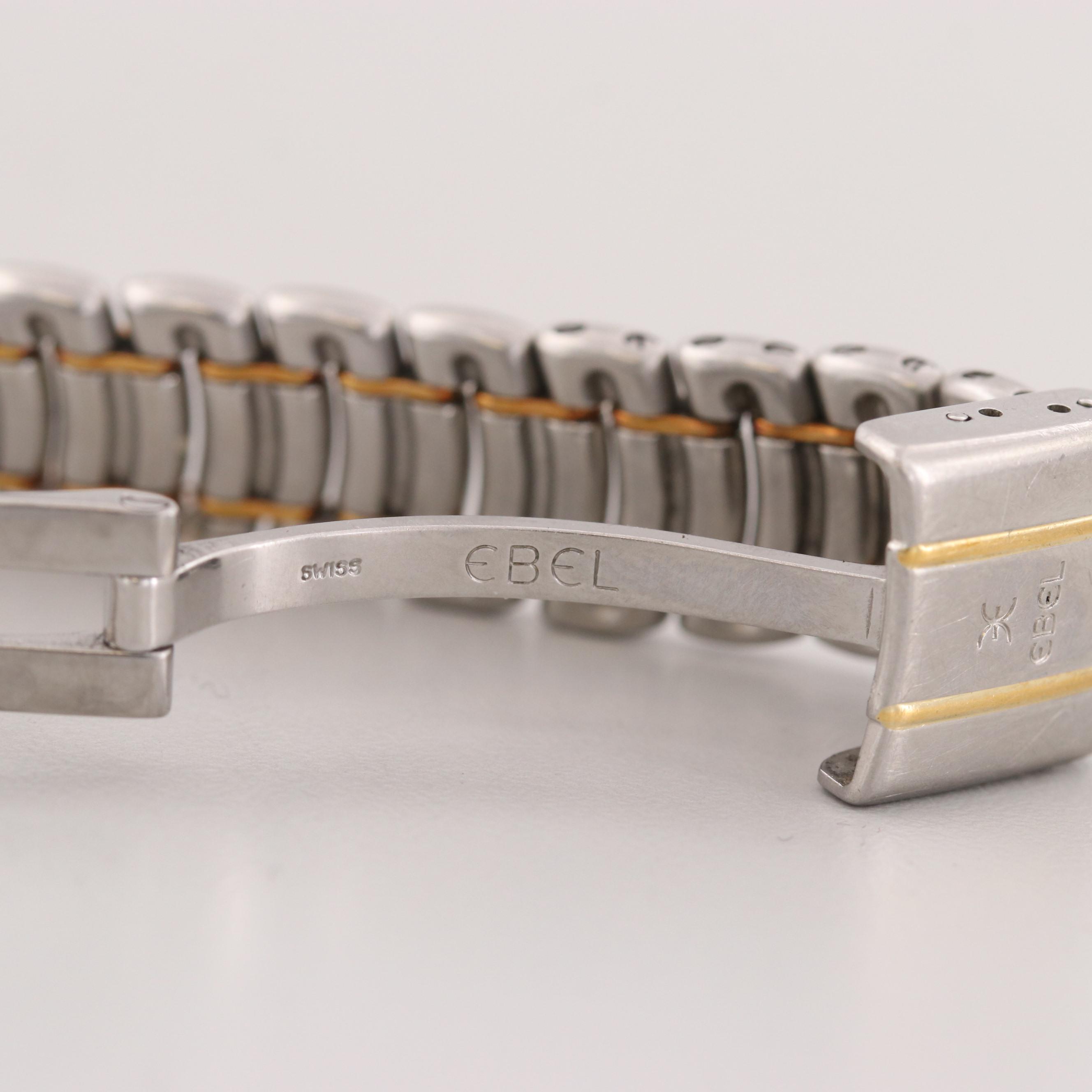 Ebel Mini 18K Gold, Stainless Steel and Diamond Dial Quartz Watch