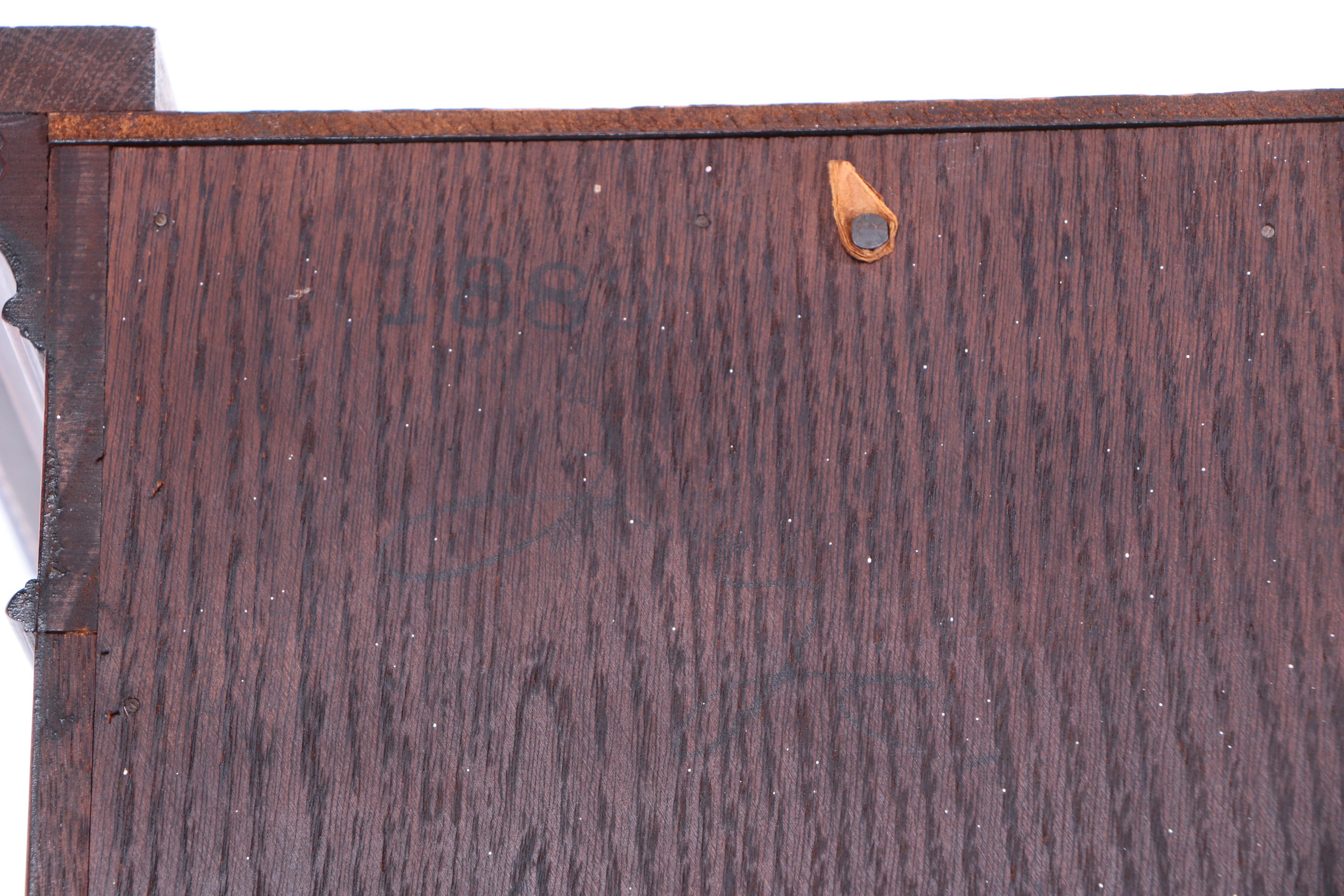 Baker Furniture, Federal Style Mahogany Breakfront China Cabinet, 20th Century