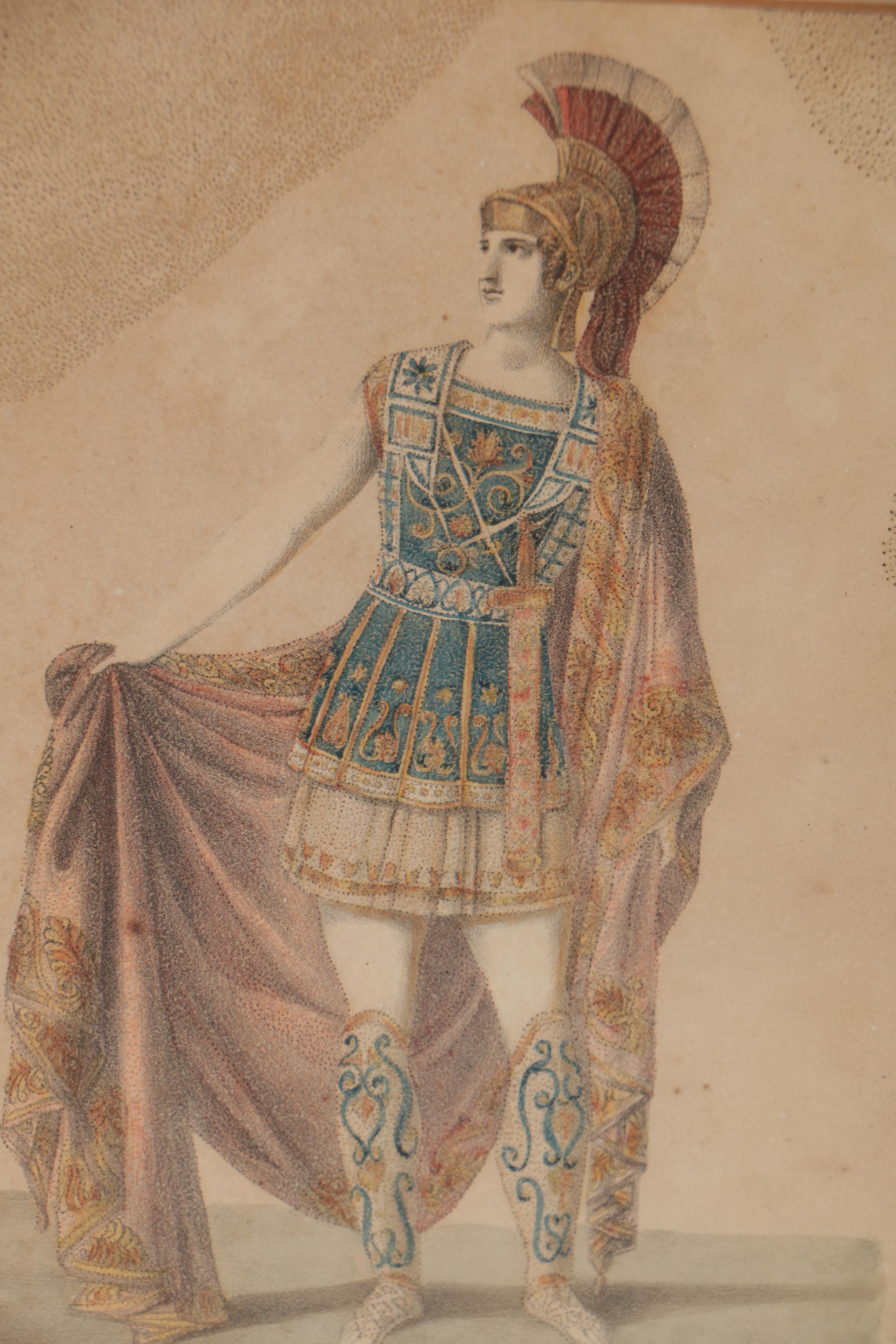 Godefroy Englemann Lithographs after A. Garneray Costume Designs, Circa 1820