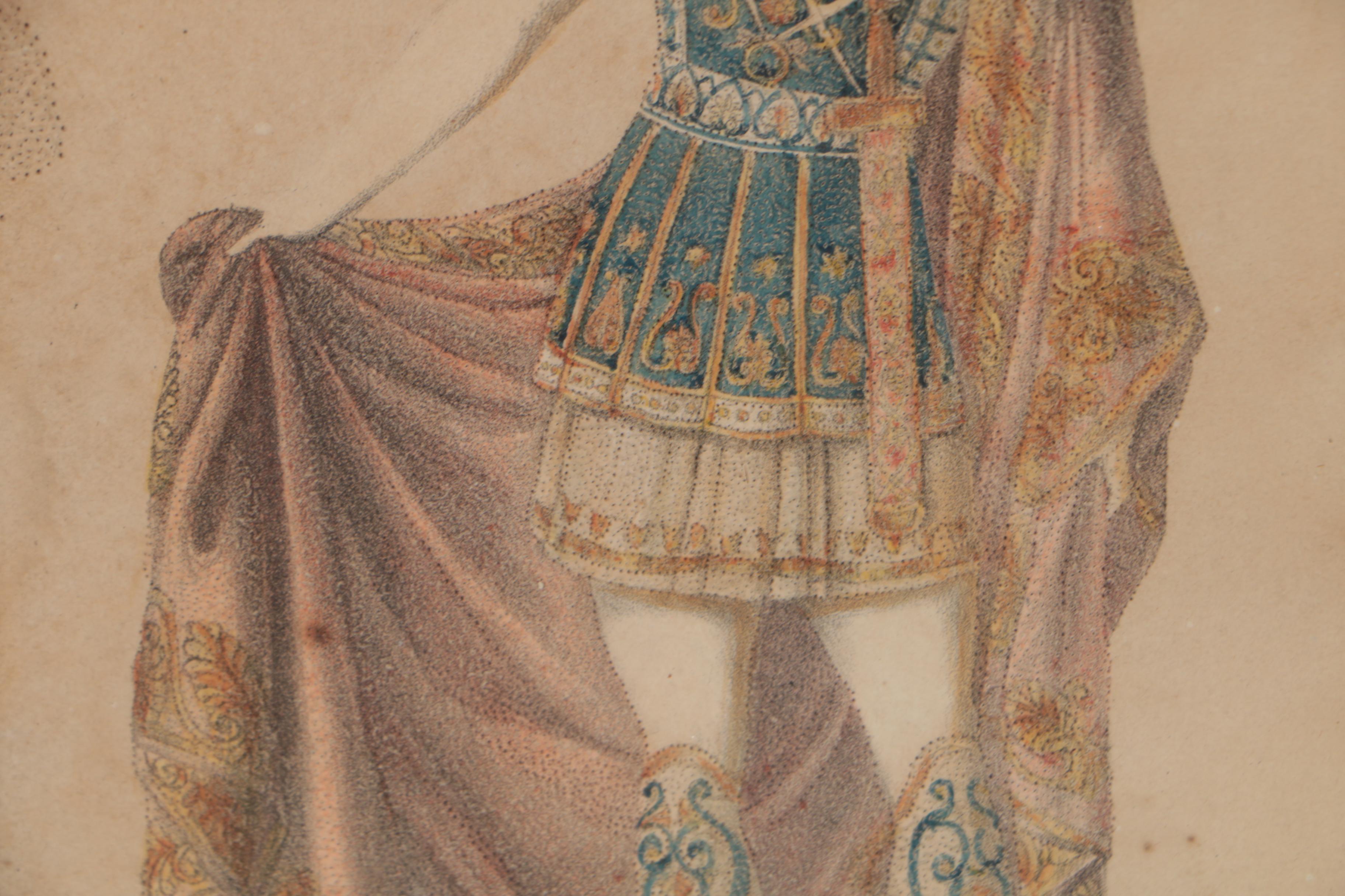 Godefroy Englemann Lithographs after A. Garneray Costume Designs, Circa 1820