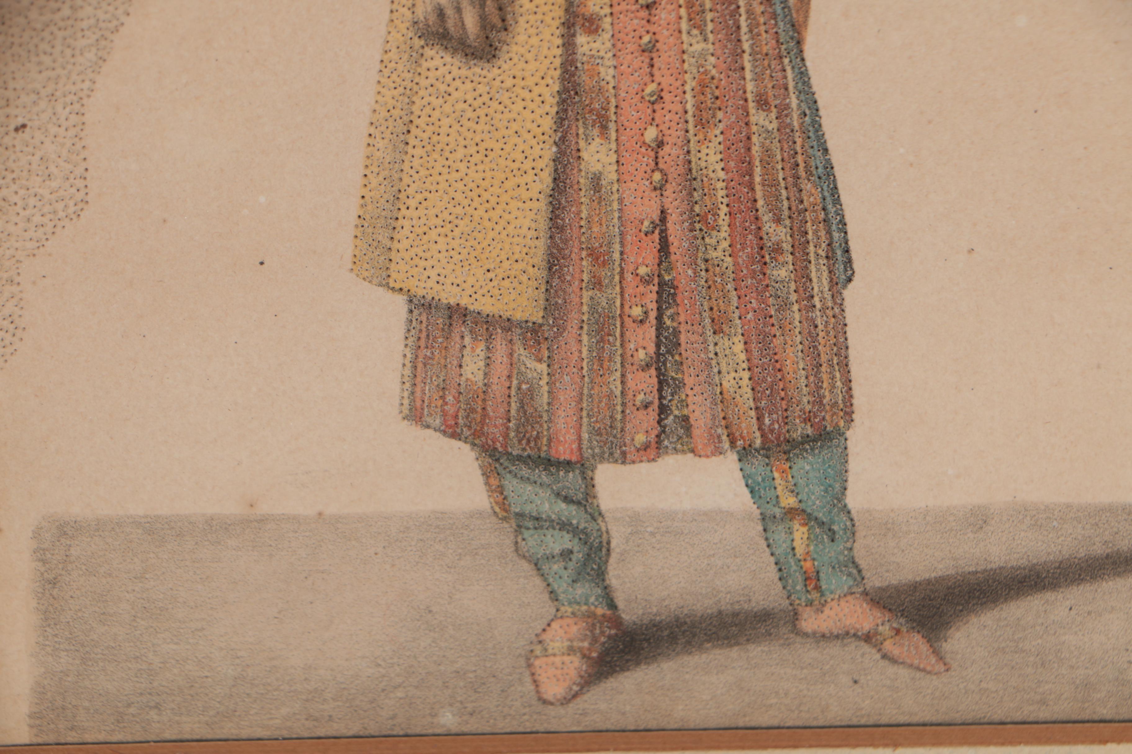 Godefroy Englemann Lithographs after A. Garneray Costume Designs, Circa 1820