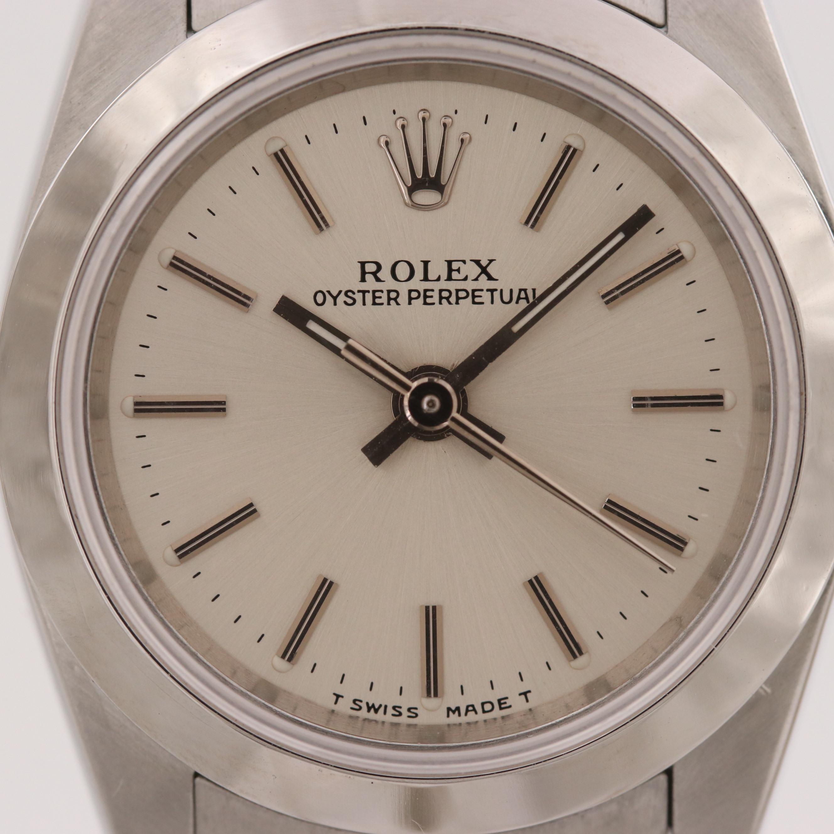 Rolex Oyster Perpetual Stainless Steel Automatic Watch, 1996
