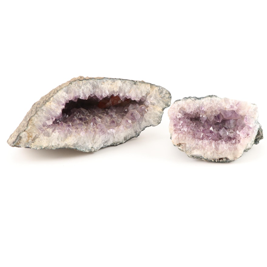 Natural Amethyst Crystal Specimen Grouping